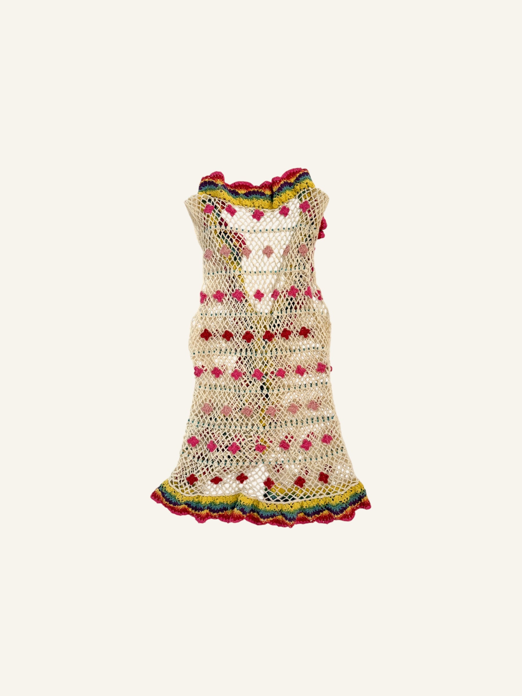 Hysteric Glamour Beaded Flower Crochet Cardigan
