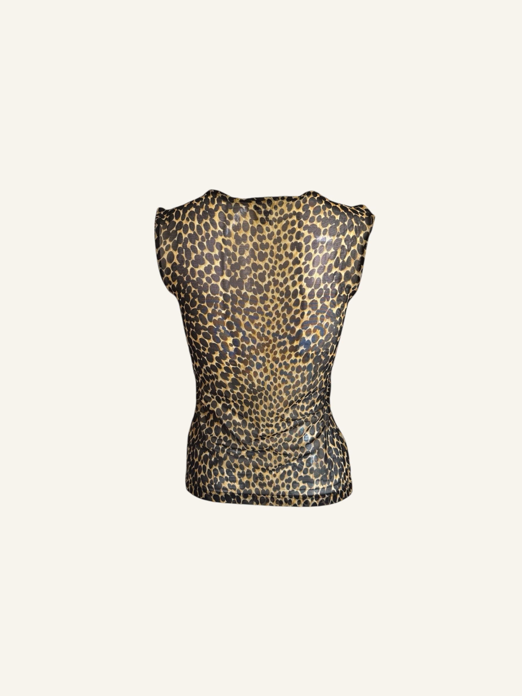 Dolce & Gabbana Cheetah Mesh Top