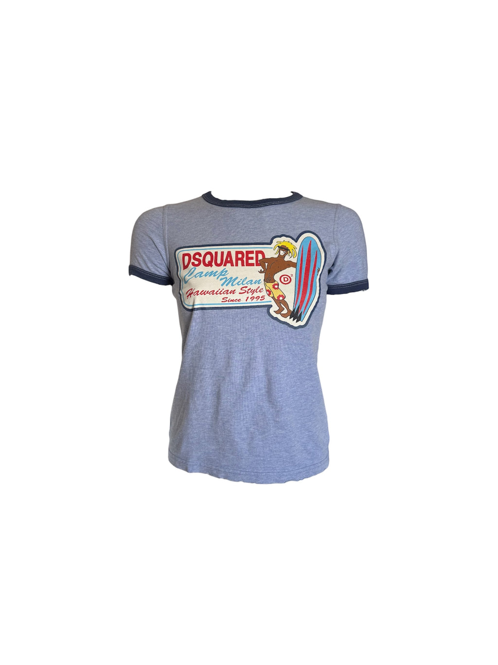 DSquared2 S/S 2005 'Camp Milan' Blue T-Shirt
