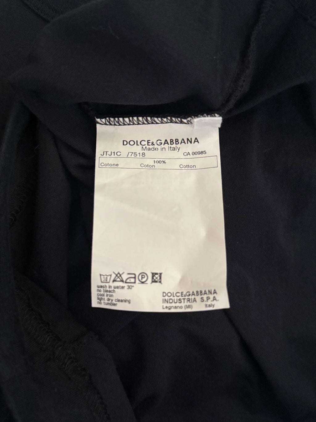 Dolce & Gabbana 'Hollywood Diva' Black Top