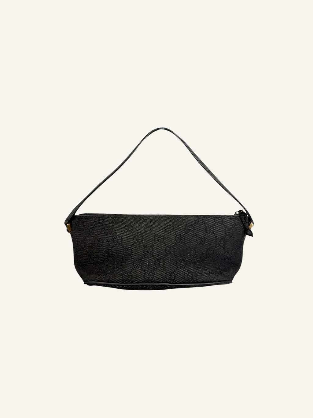 Gucci Boat Monogram Pochette Canvas Bag