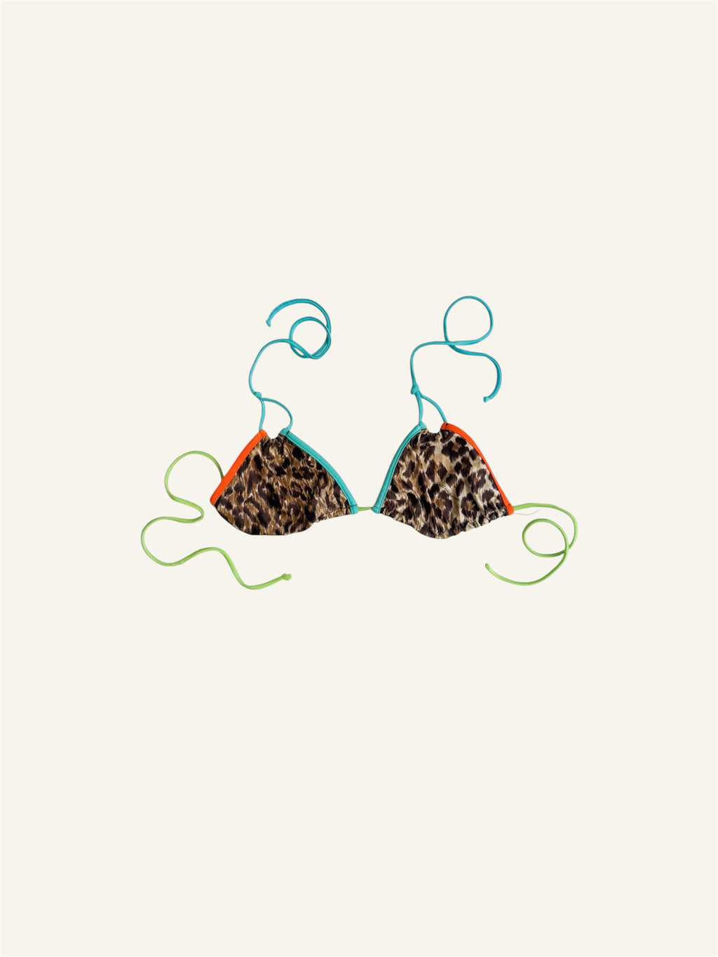 Dolce & Gabbana Beachwear Leopard Tie Bikini