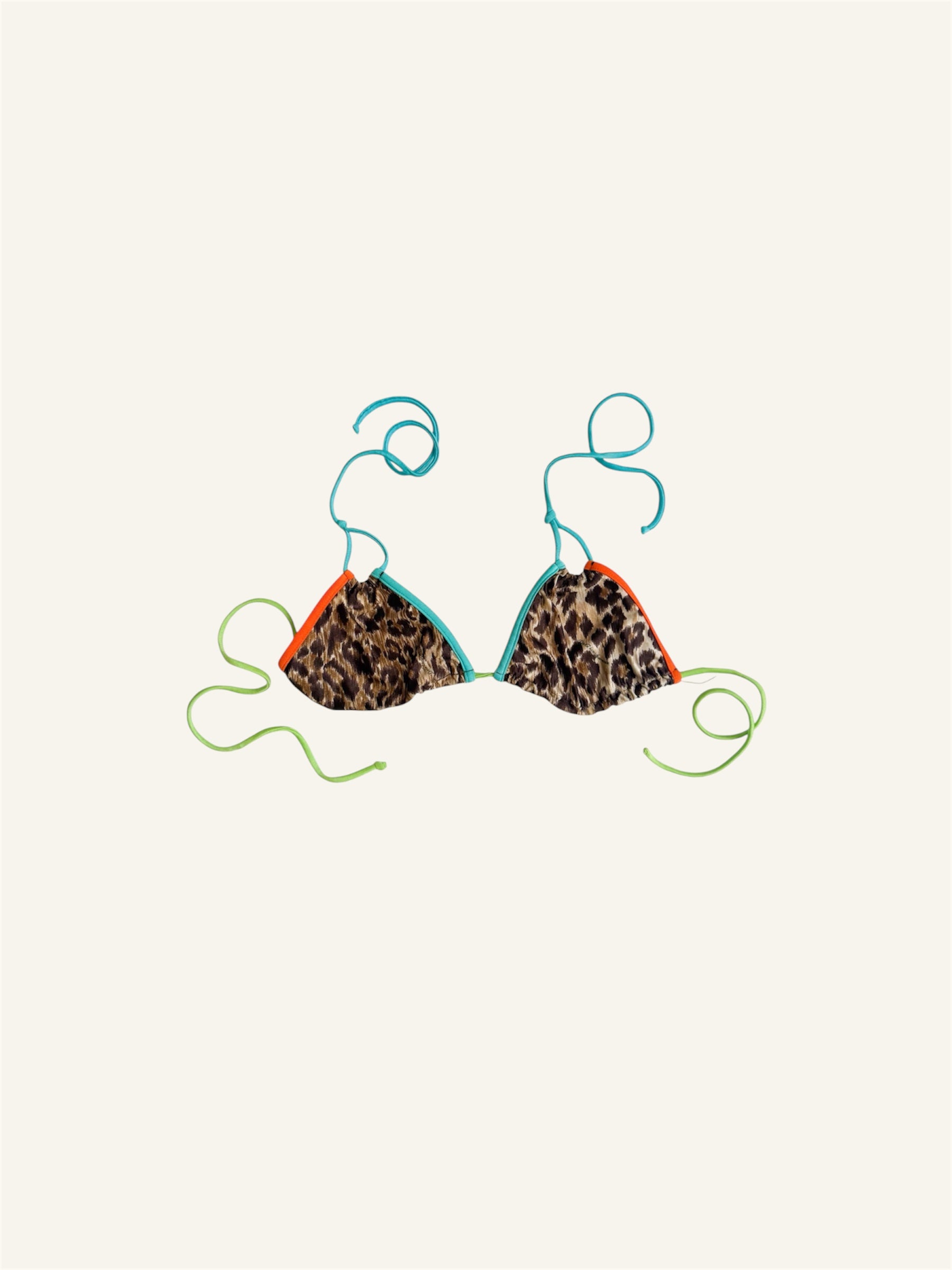 Dolce & Gabbana Beachwear Leopard Tie Bikini