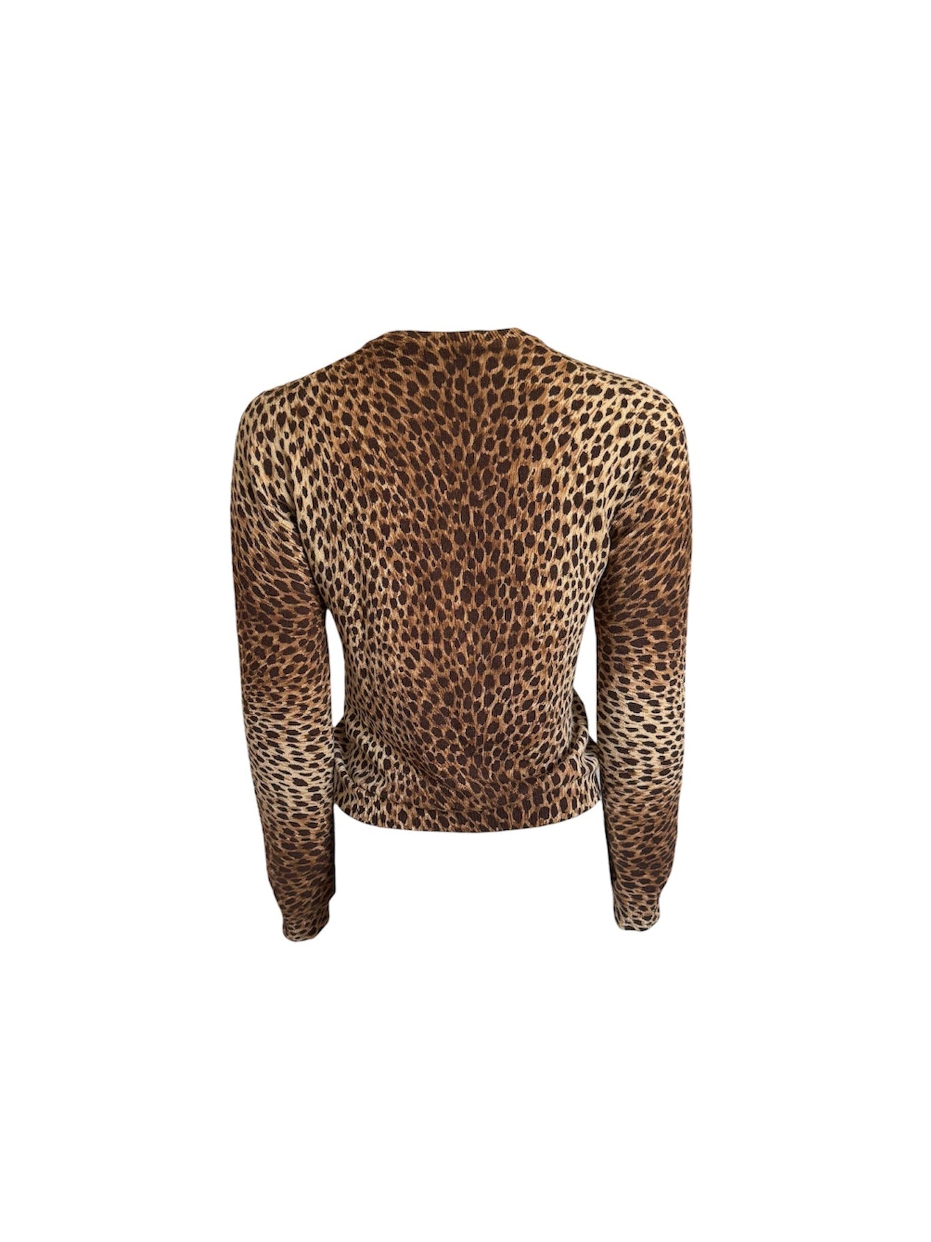 Dolce & Gabbana Leopard V-Neck Sweater