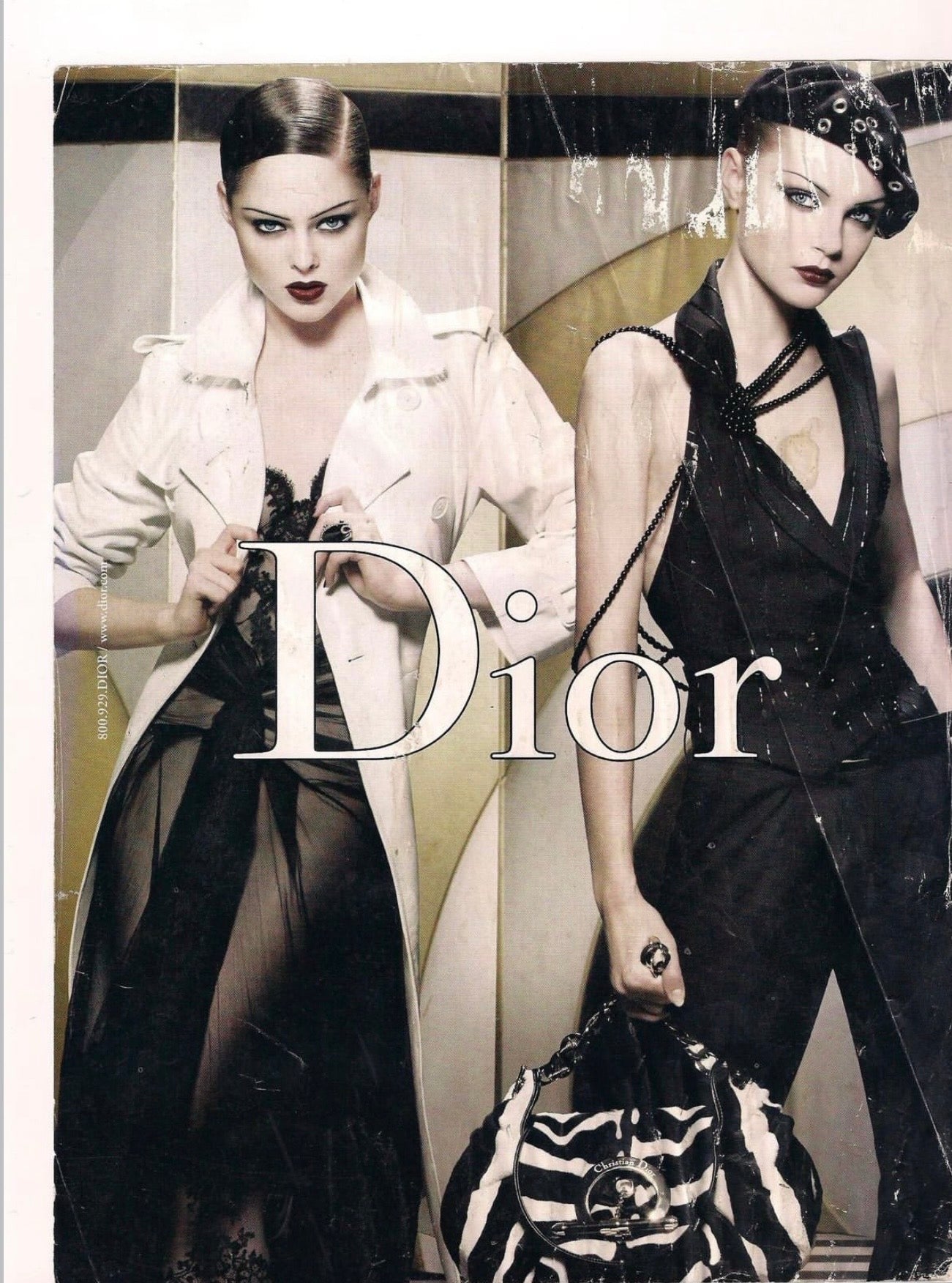 Christian Dior S/S 2008 White Leather Jazz Club Bag