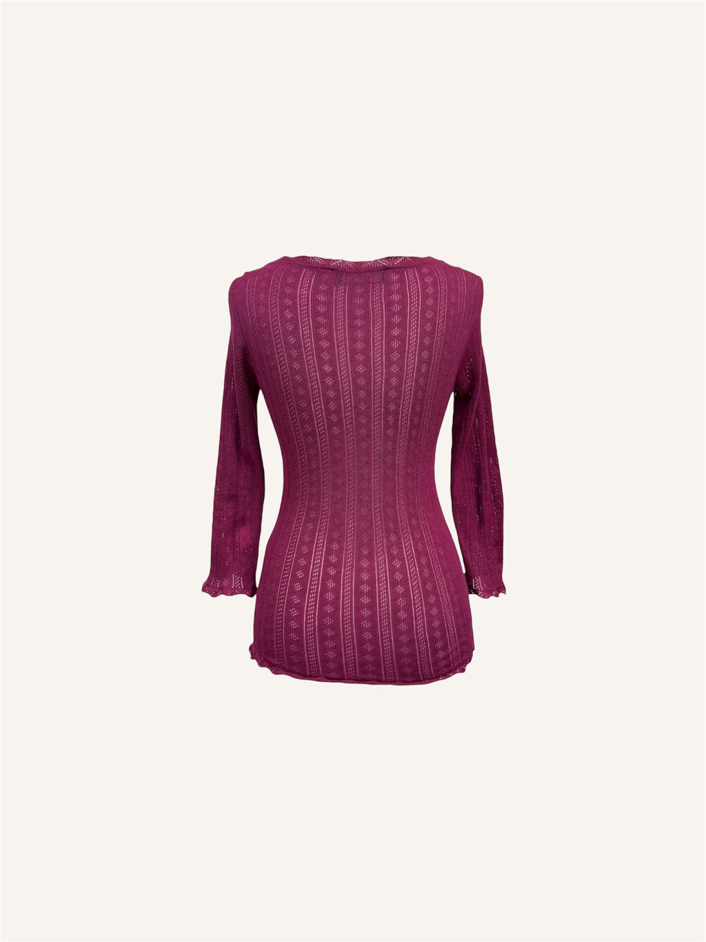 Dolce & Gabbana Pink Pointelle Milkmaid Top
