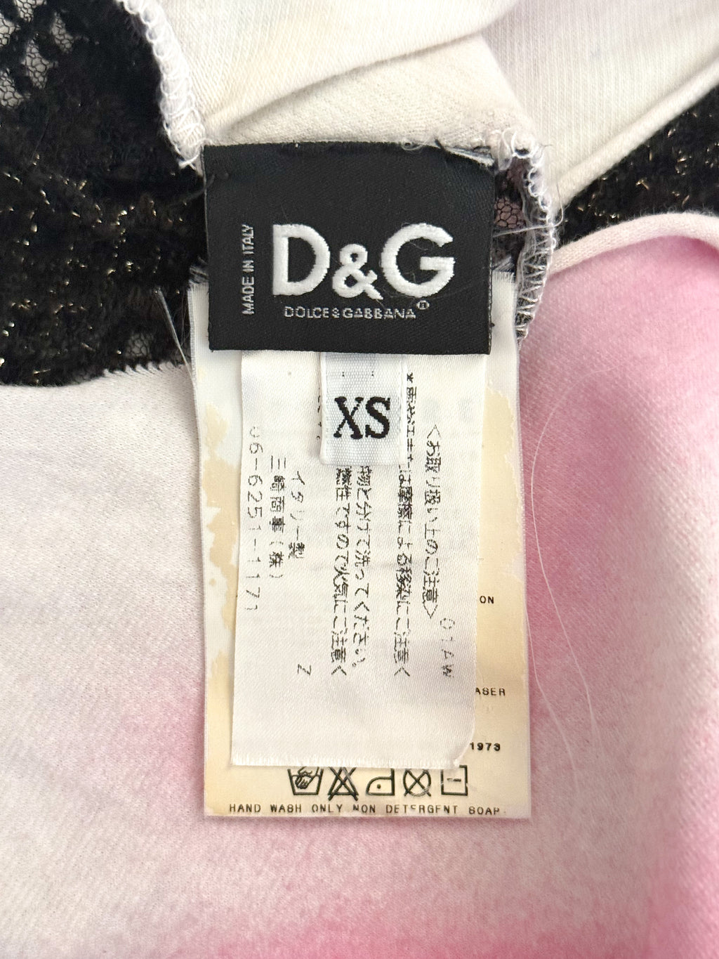 Dolce & Gabbana S/S 2001 'Love is Anarchy' Safety Pin Top