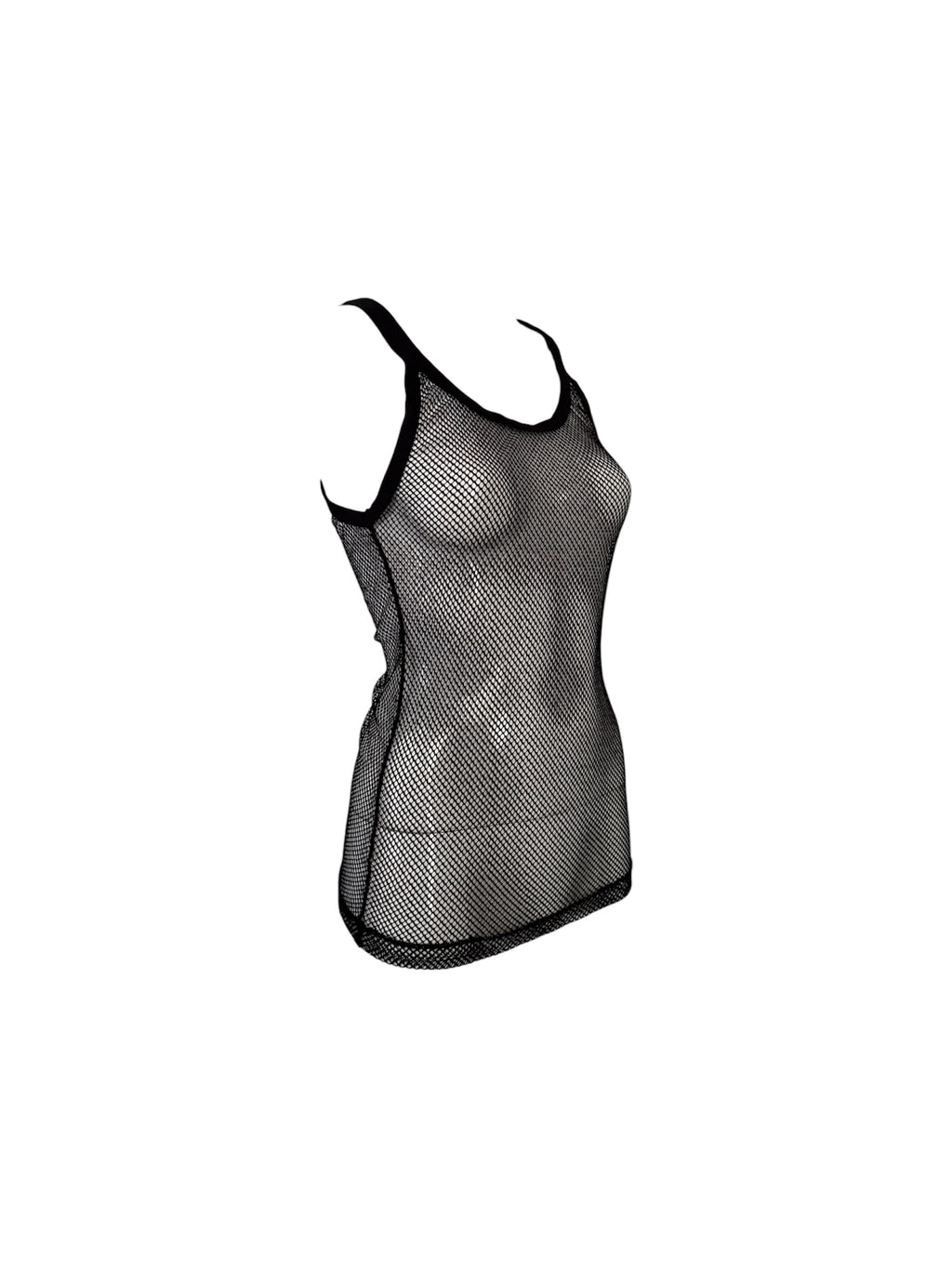 Dolce & Gabbana Black Mesh Beachwear Top