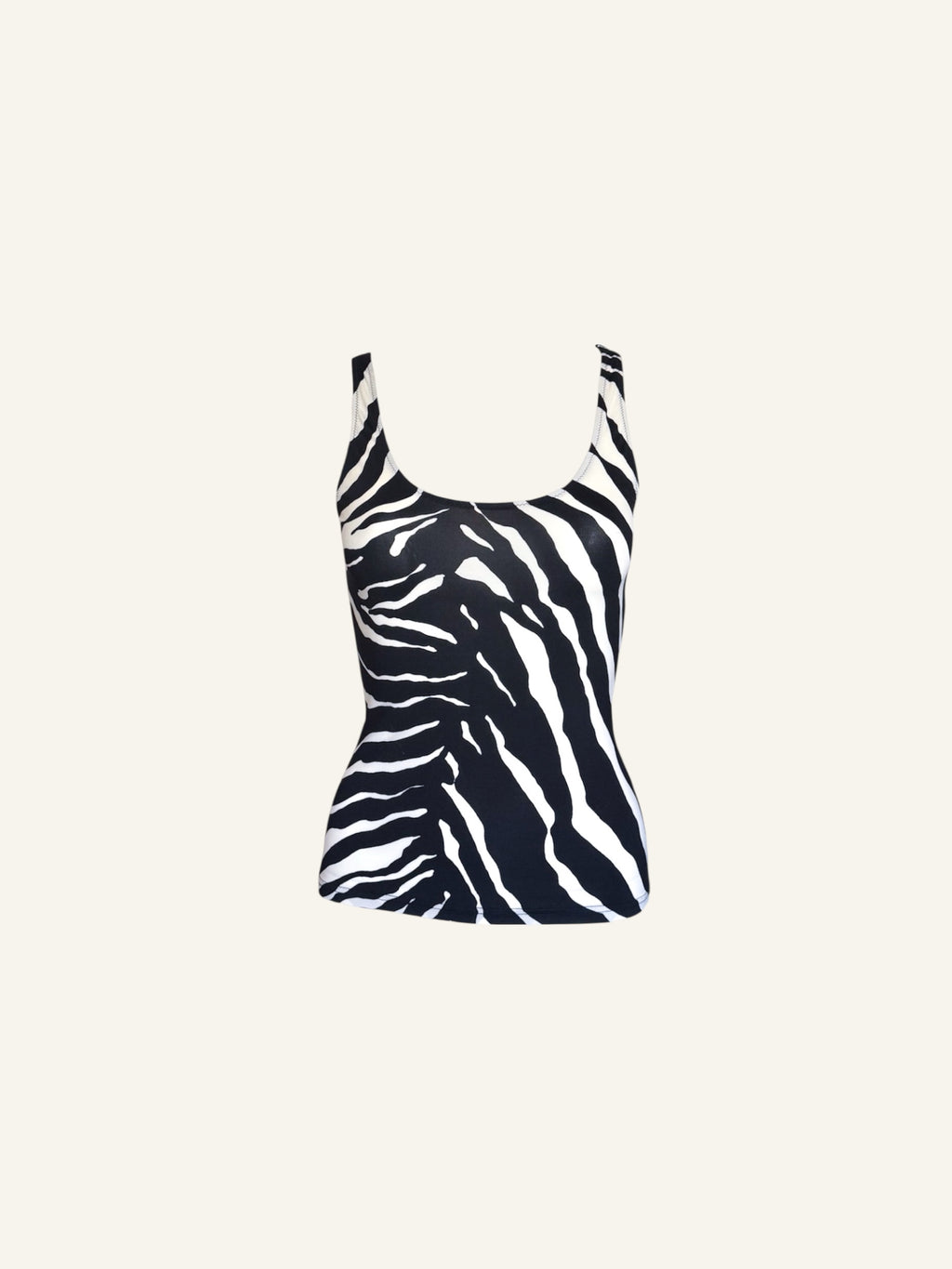 Dolce & Gabbana Zebra Print Tank Top