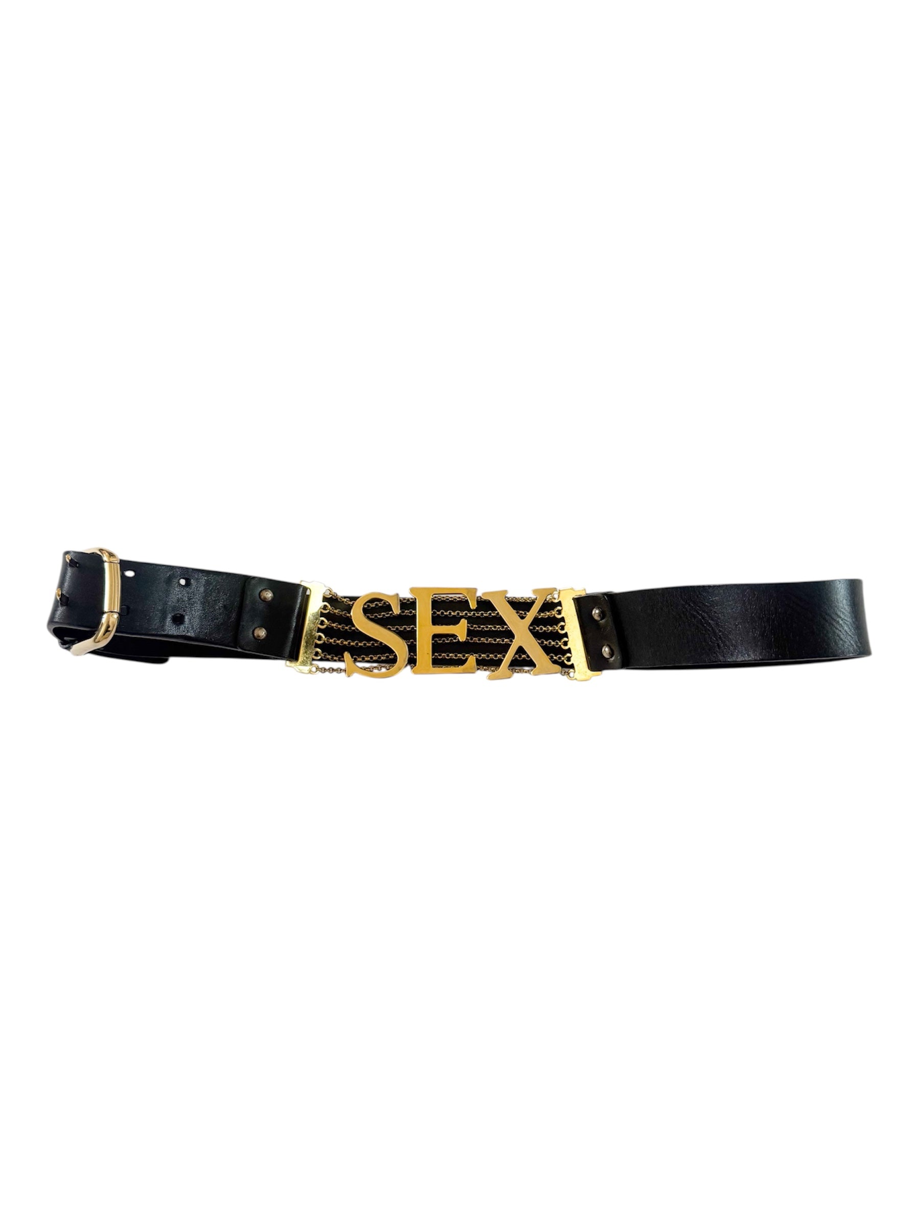 Dolce & Gabbana S/S 2003 SEX Belt