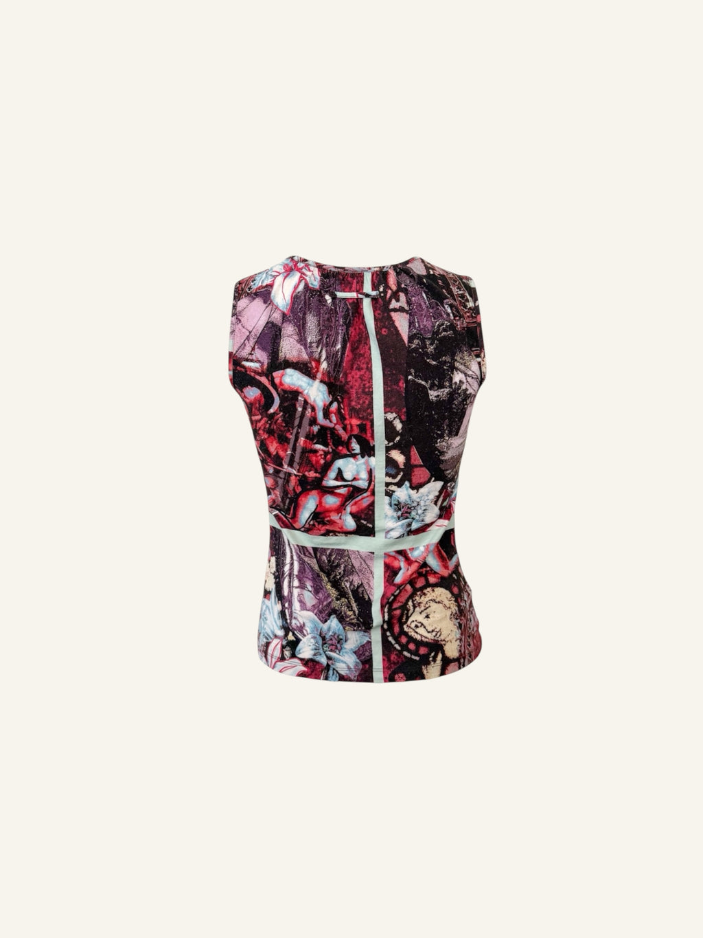 Jean Paul Gaultier Renaissance Lilies Tank Top