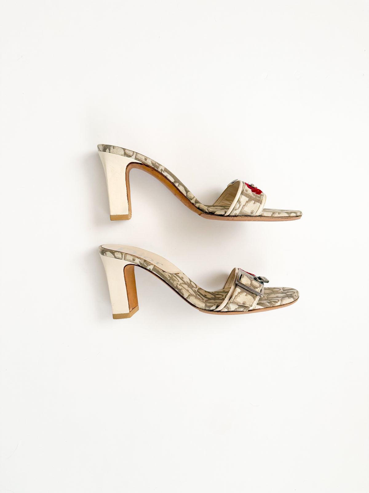 Christian Dior Trotter S/S 2005 Rose Lock & Key Heels