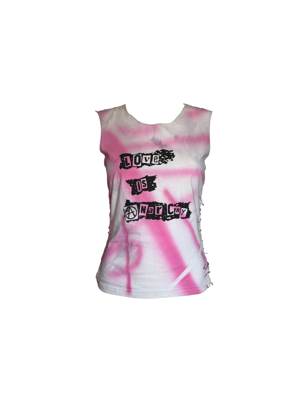 Dolce & Gabbana S/S 2001 'Love is Anarchy' Safety Pin Top
