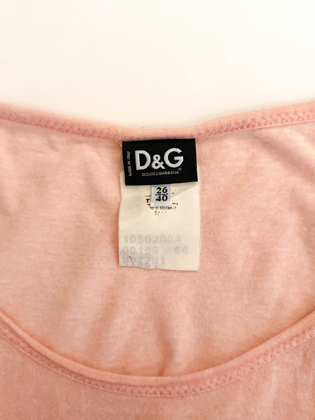 Dolce & Gabbana 'Quench My Desire' Pink Top