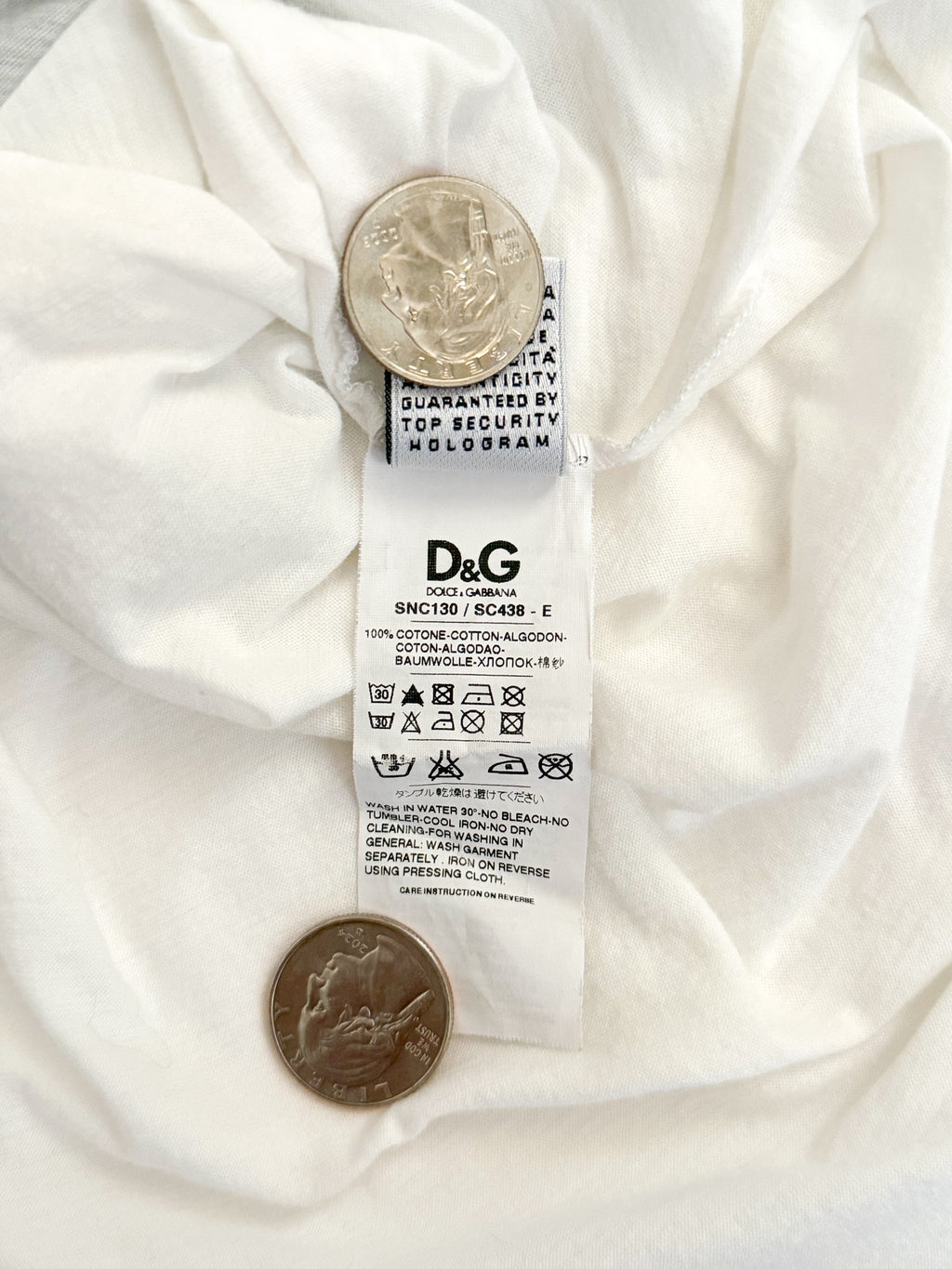 Dolce & Gabbana White Cowboy Tank Top