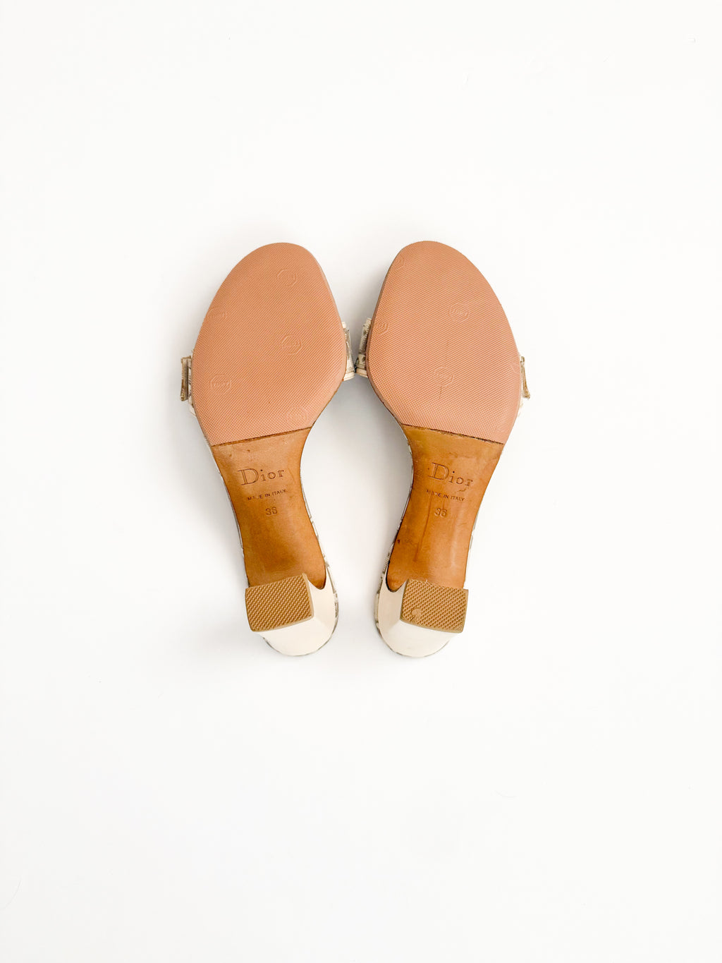 Christian Dior Trotter S/S 2005 Rose Lock & Key Heels