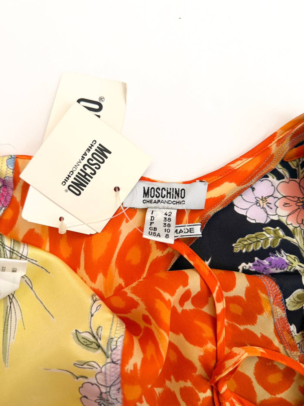 Moschino Cheap and Chic Patchwork Dress