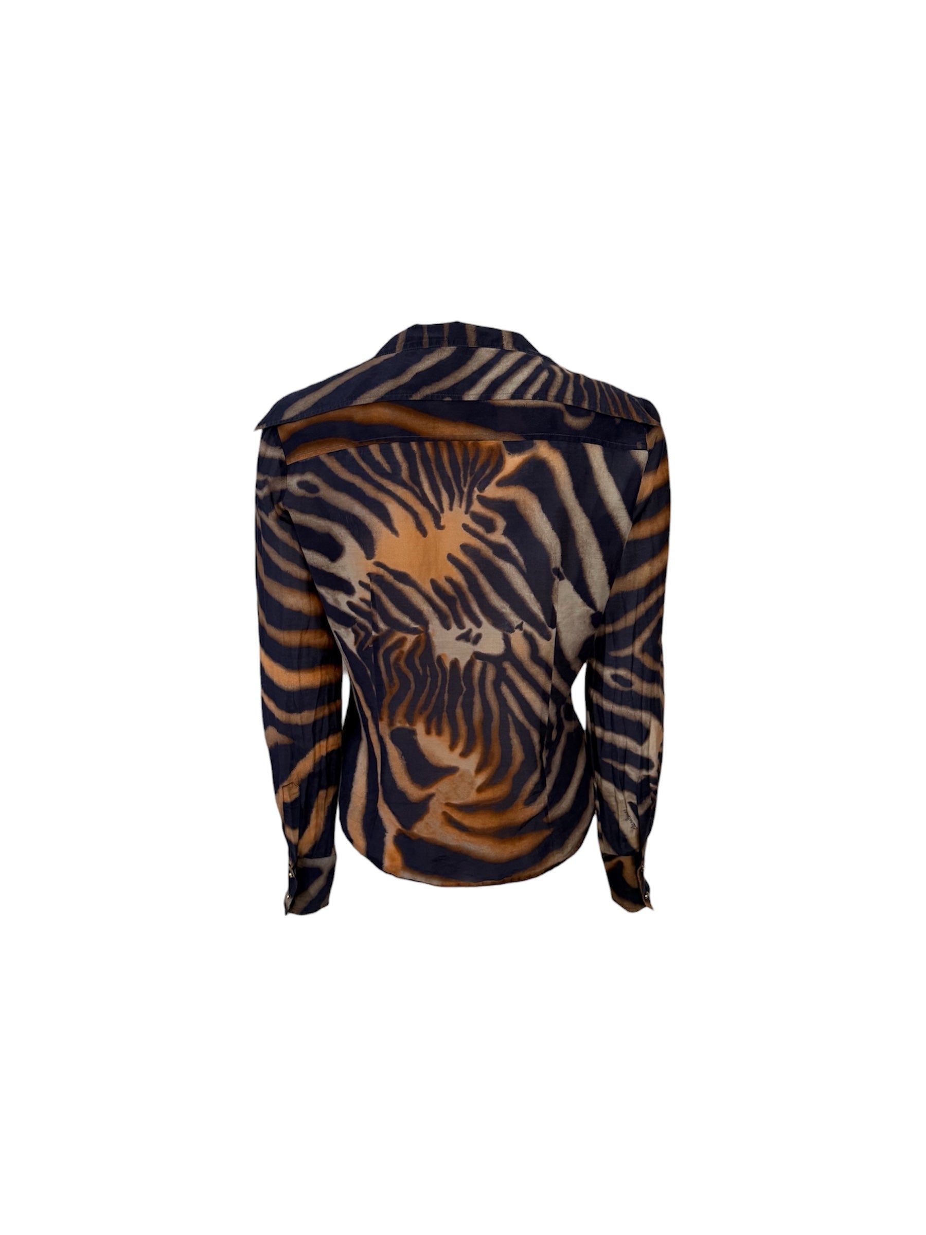 Roberto Cavalli Class Tiger Blouse