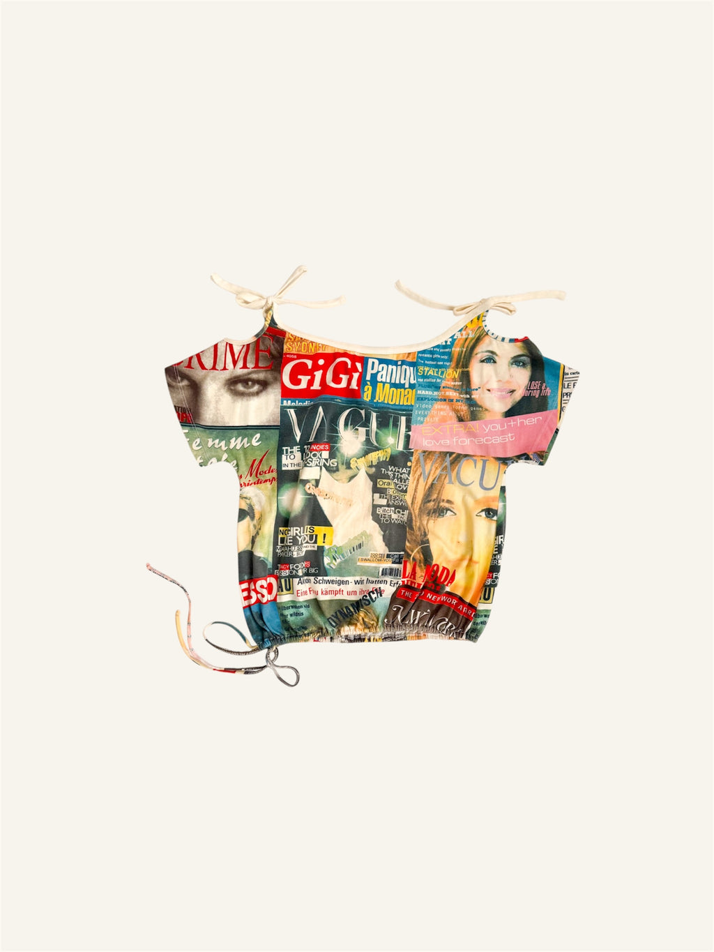 Dolce & Gabbana S/S 2002 Magazine Collage Top