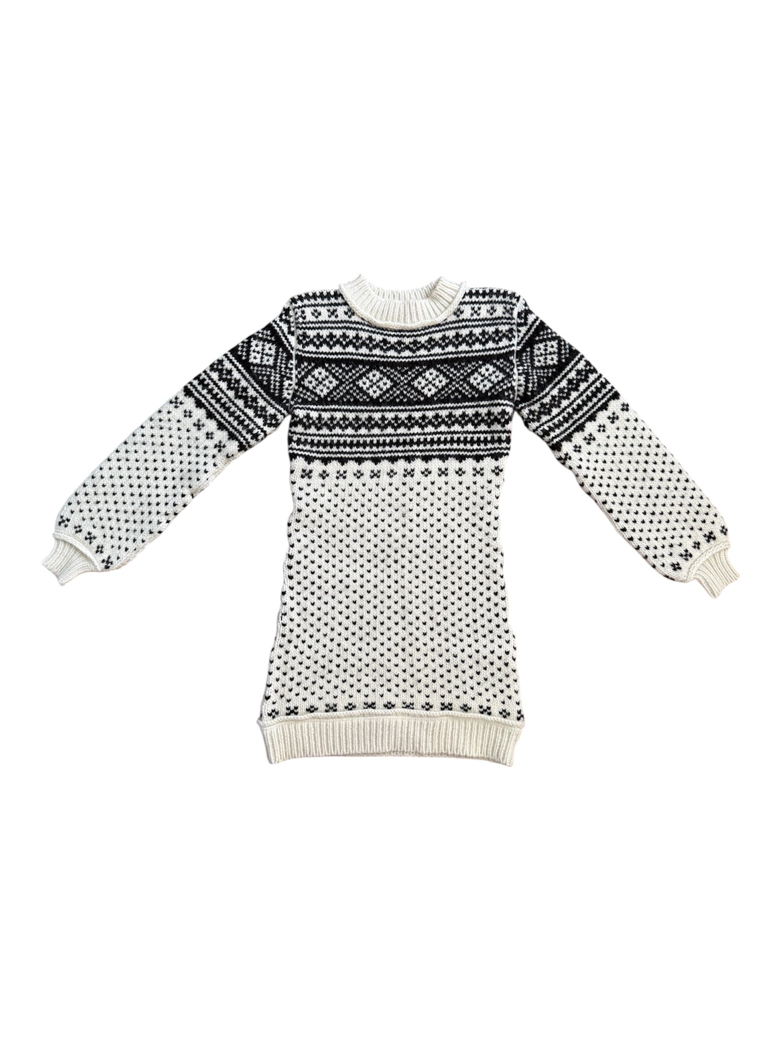 D&G F/W 2010 Black & White Wool Sweater