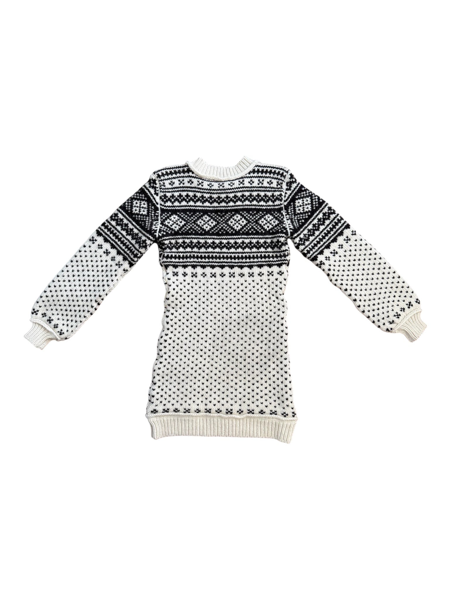 D&G F/W 2010 Black & White Wool Sweater