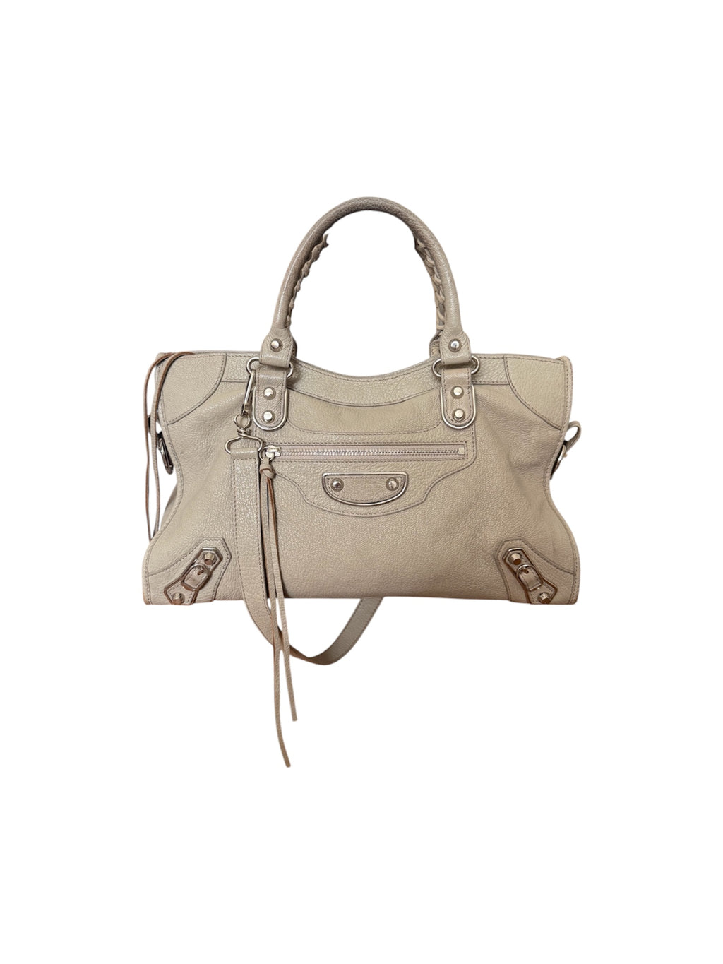 Balenciaga Grey City Bag