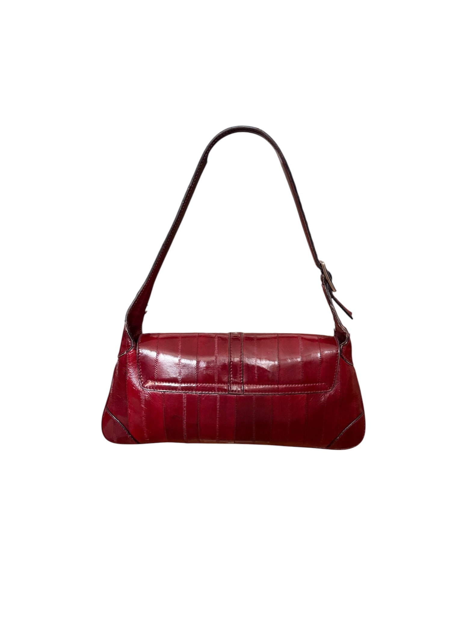 Gucci Red Eel Skin Leather Bag