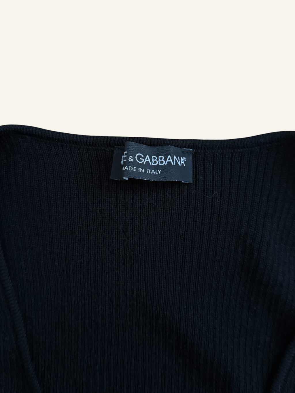 Dolce & Gabbana FW2003 Lock & Key Zipper Top