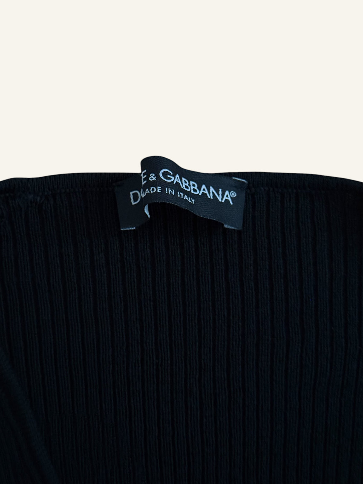 Dolce & Gabbana FW2003 Lock & Key Zipper Long Sleeve