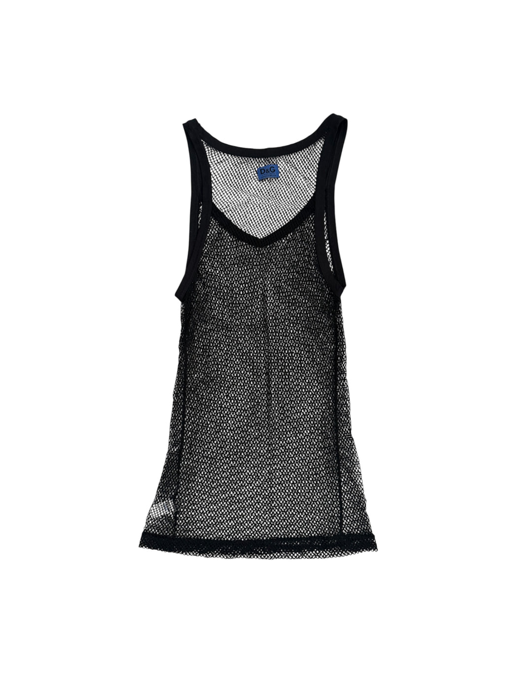 D&G Black Mesh Beachwear Top