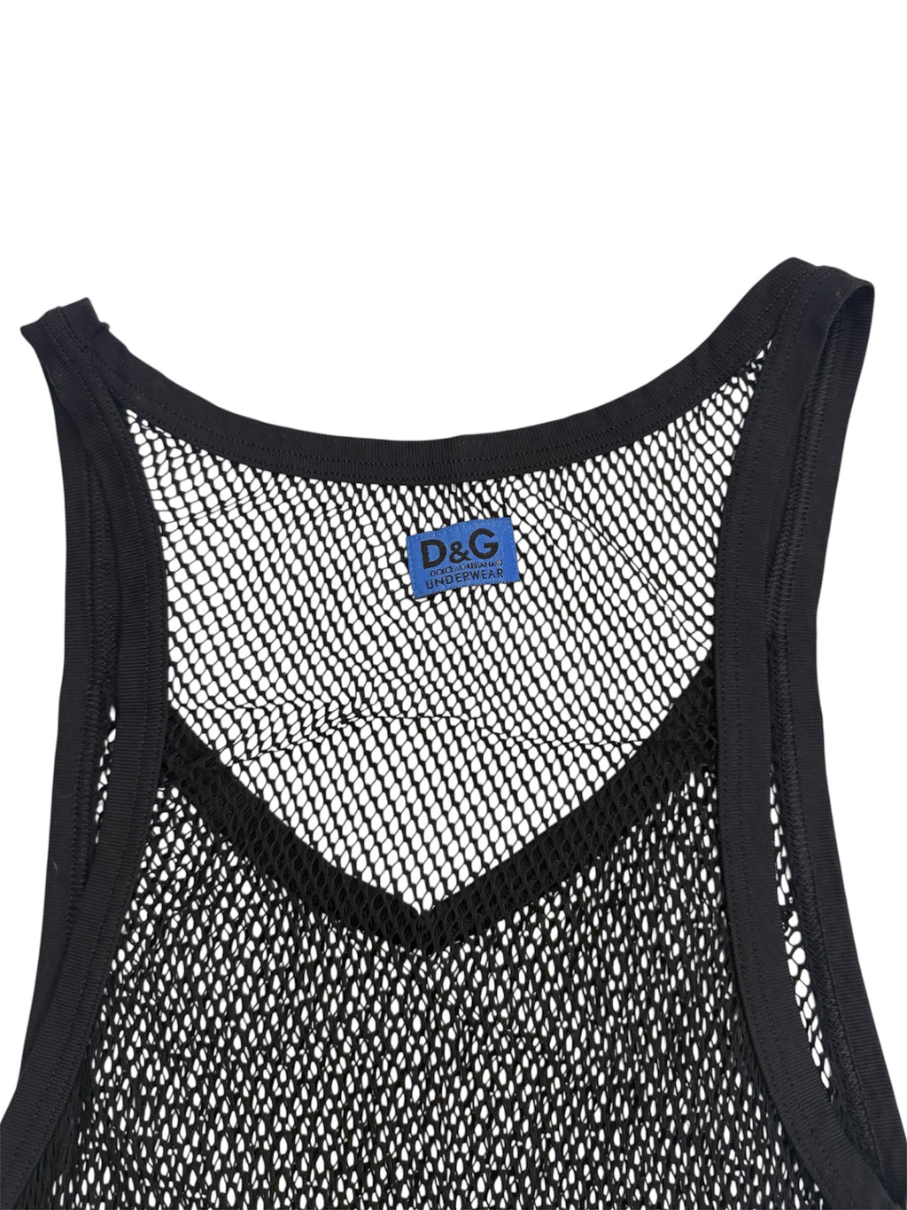 D&G Black Mesh Beachwear Top