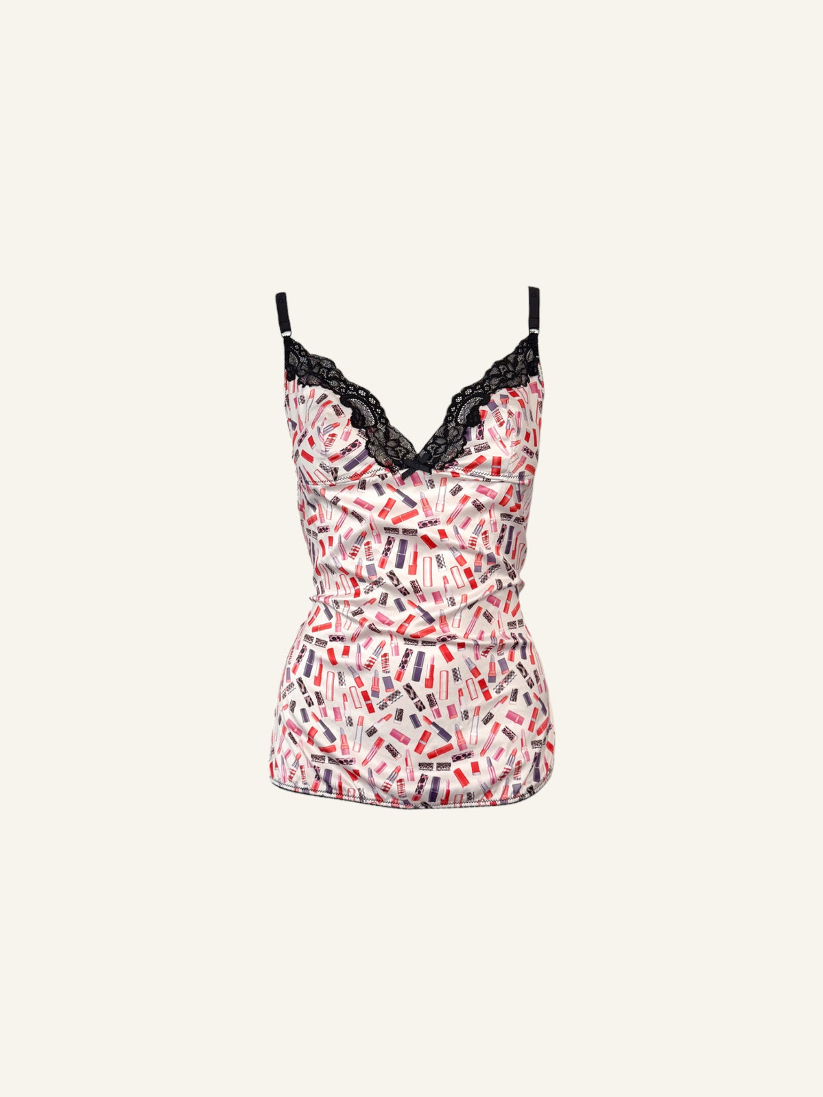 Dolce & Gabbana Lipstick Lace Top