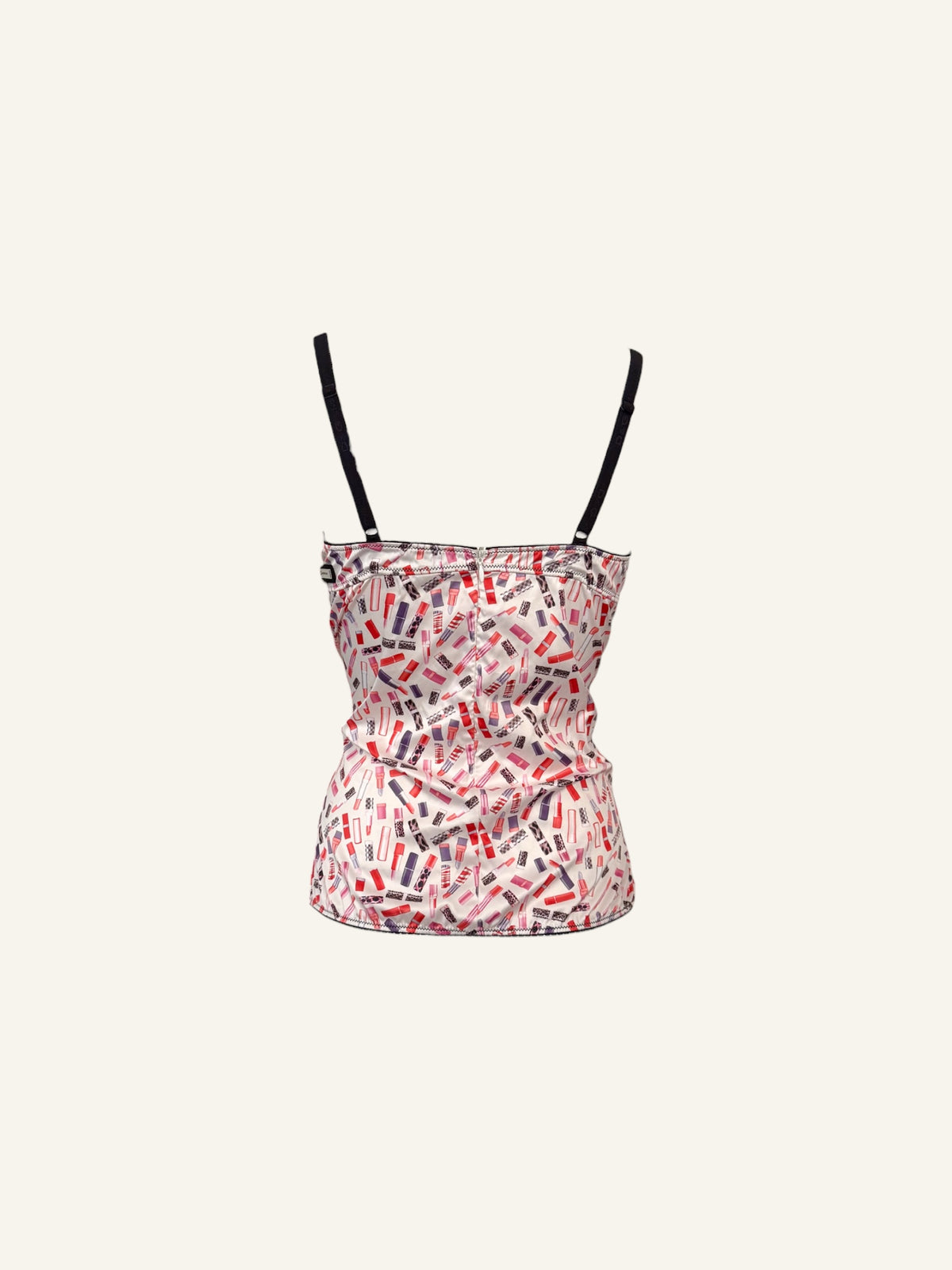 Dolce & Gabbana Lipstick Lace Top