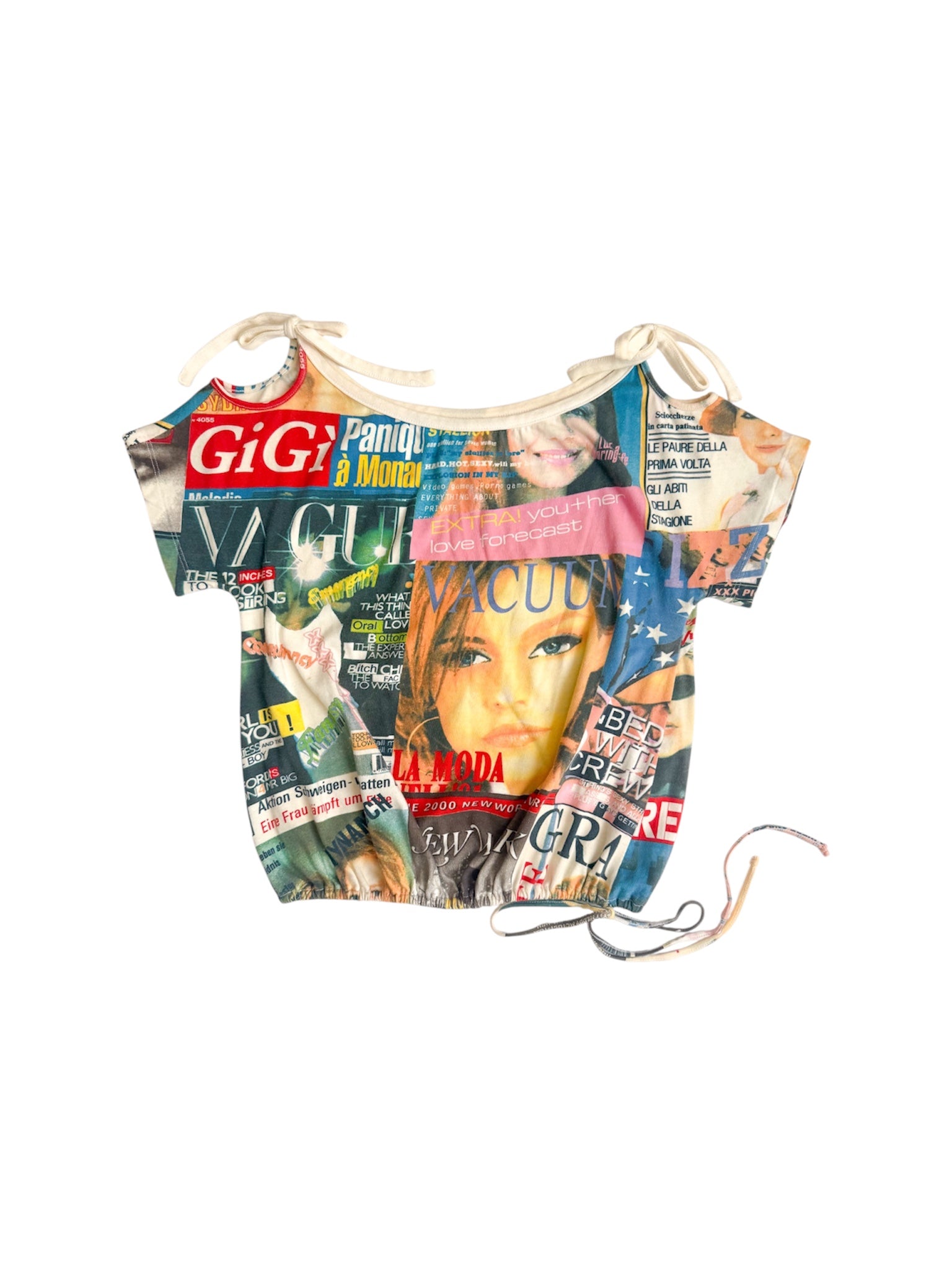 D&G S/S 2002 Magazine Collage Top
