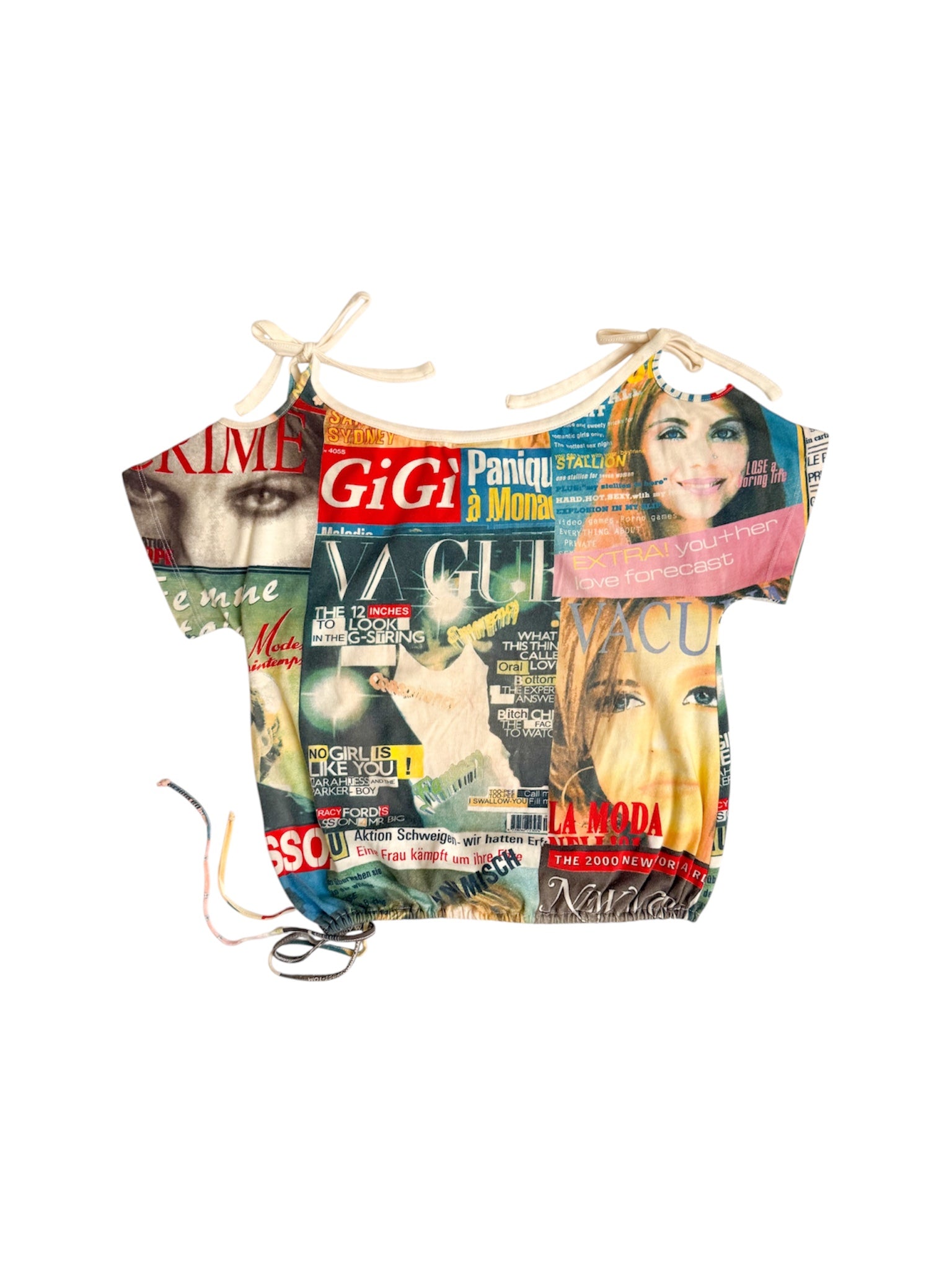 D&G S/S 2002 Magazine Collage Top