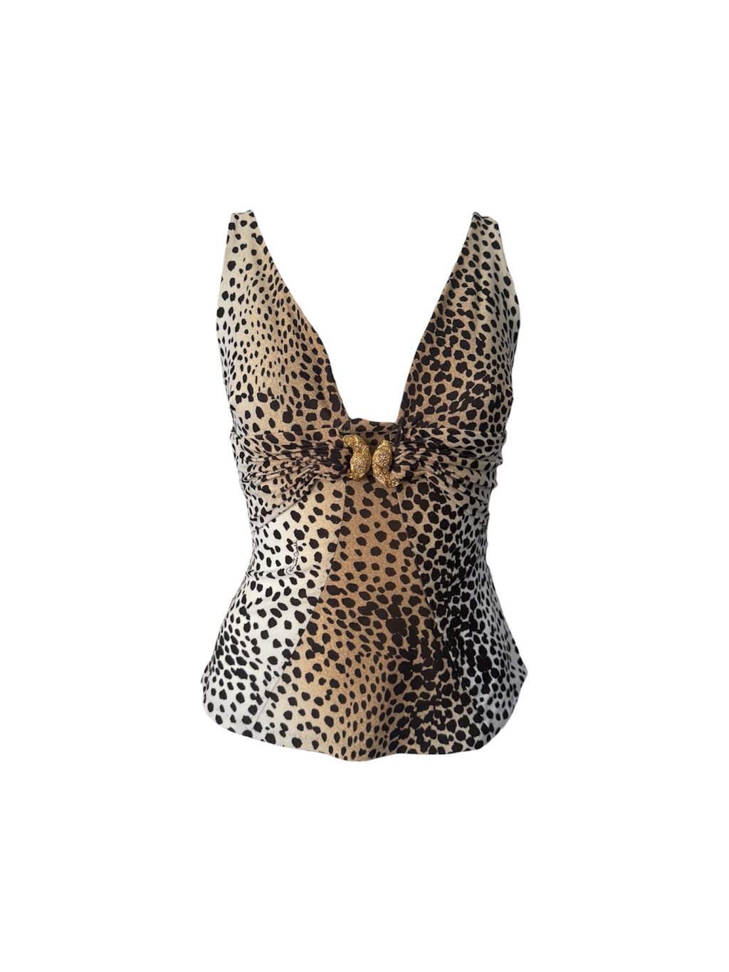 Roberto Cavalli S/S 2005 Leopard Top