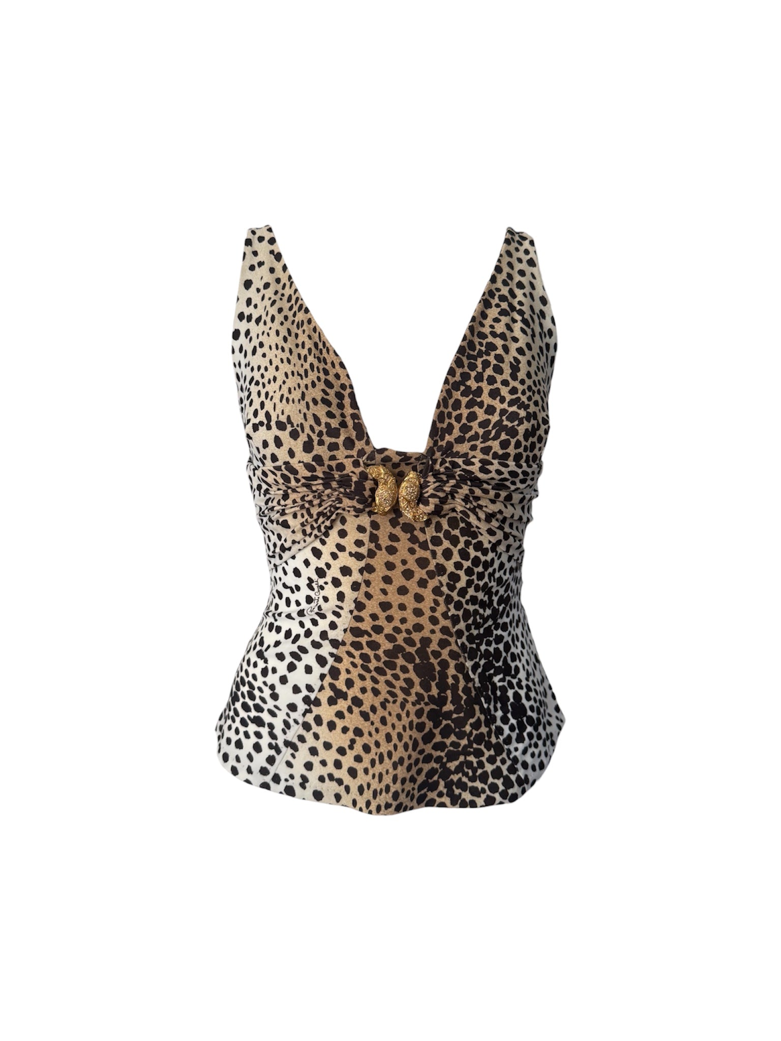 Roberto Cavalli S/S 2005 Leopard Top