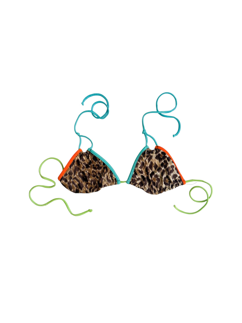 D&G Beachwear Leopard Tie Bikini