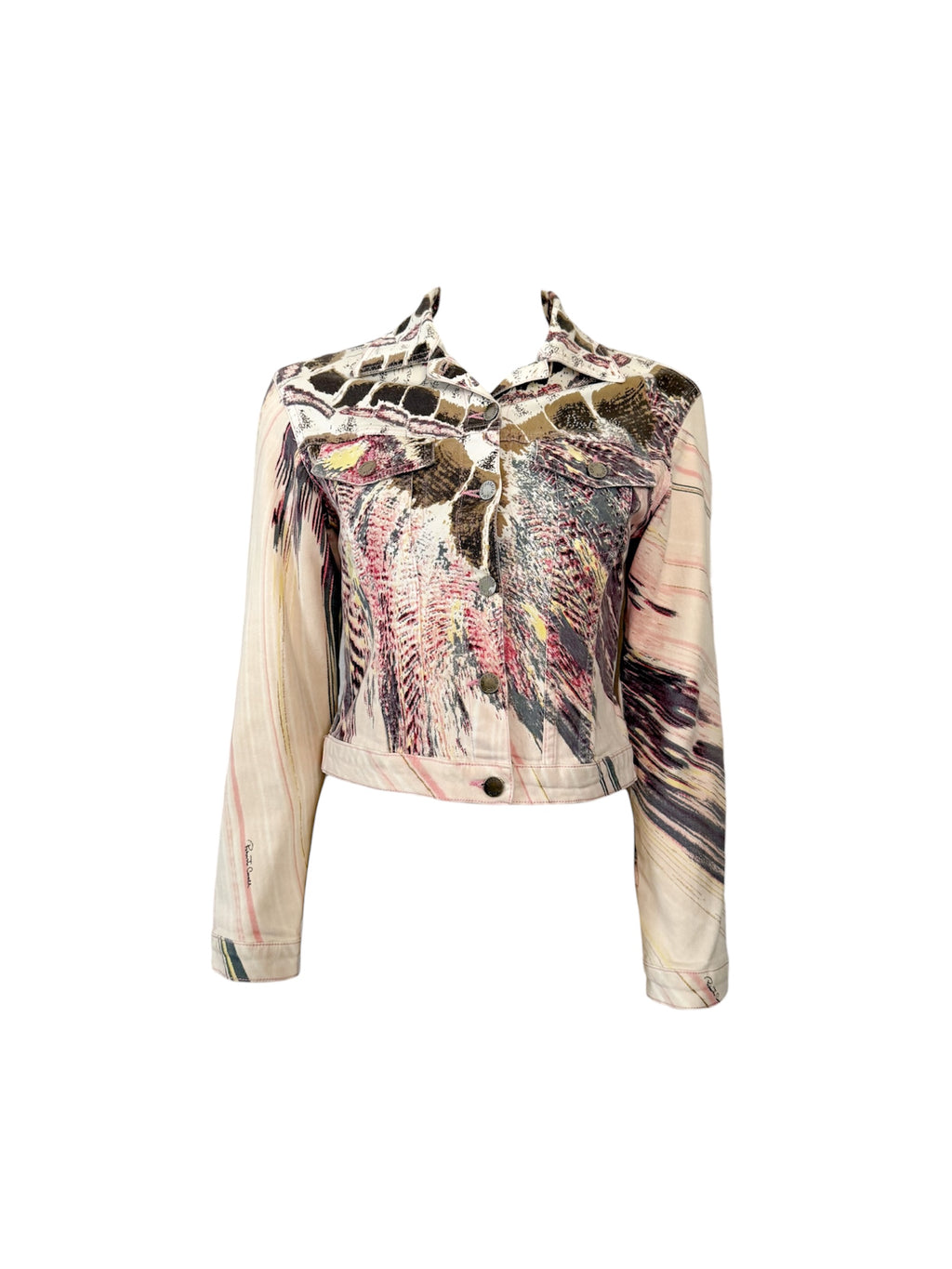 Roberto Cavalli S/S 2004 Feather Jacket