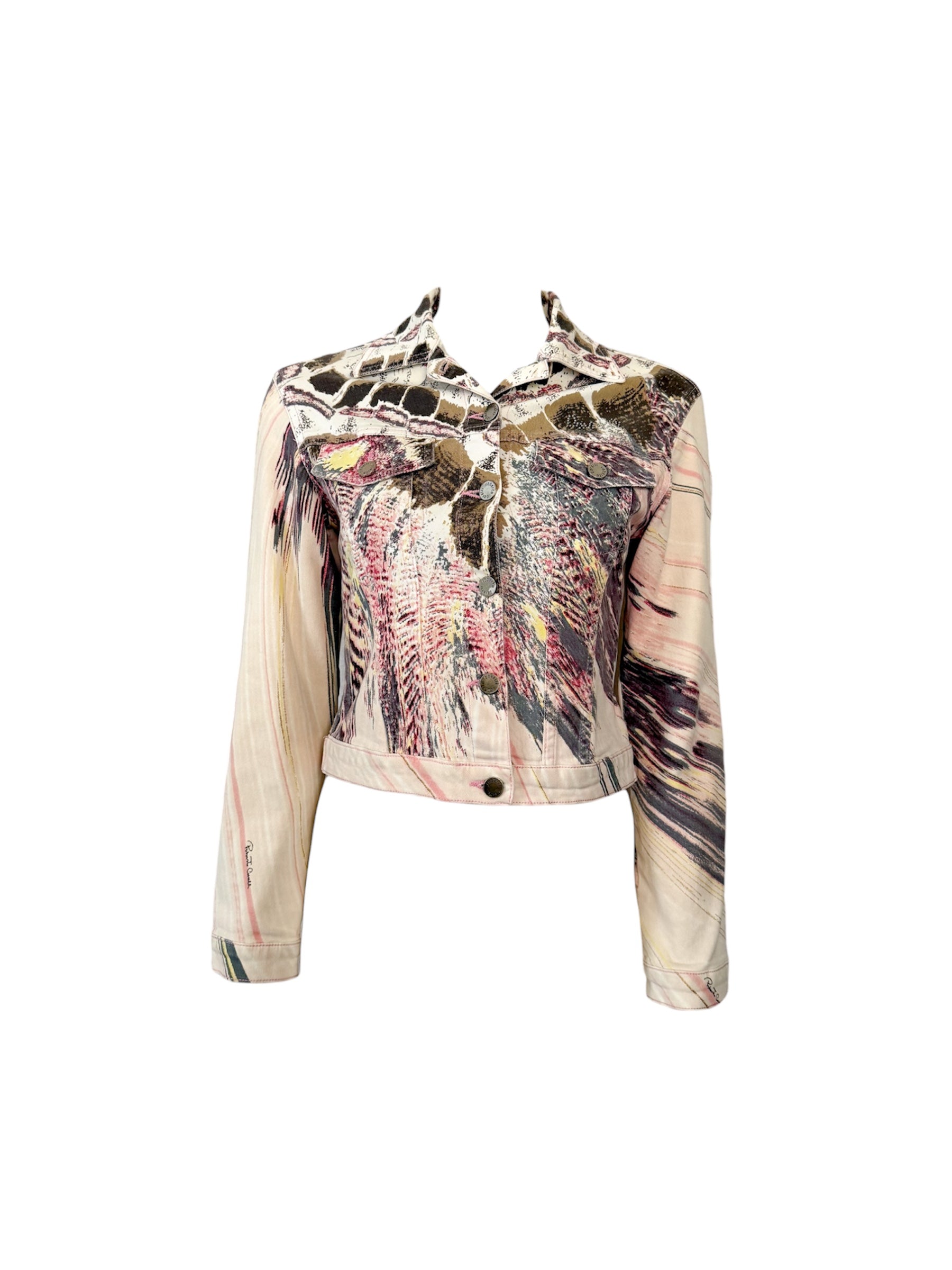 Roberto Cavalli S/S 2004 Feather Jacket