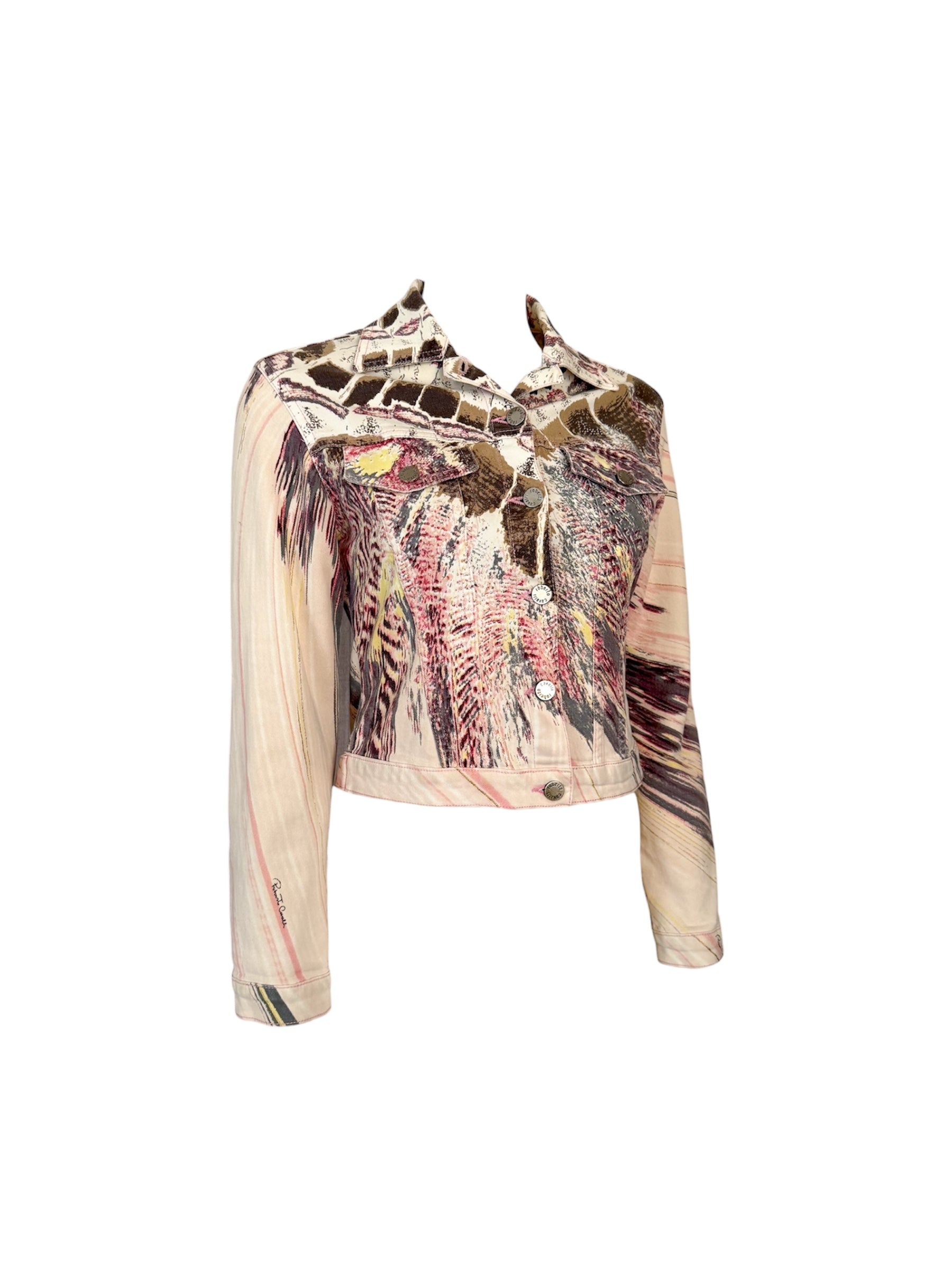 Roberto Cavalli S/S 2004 Feather Jacket