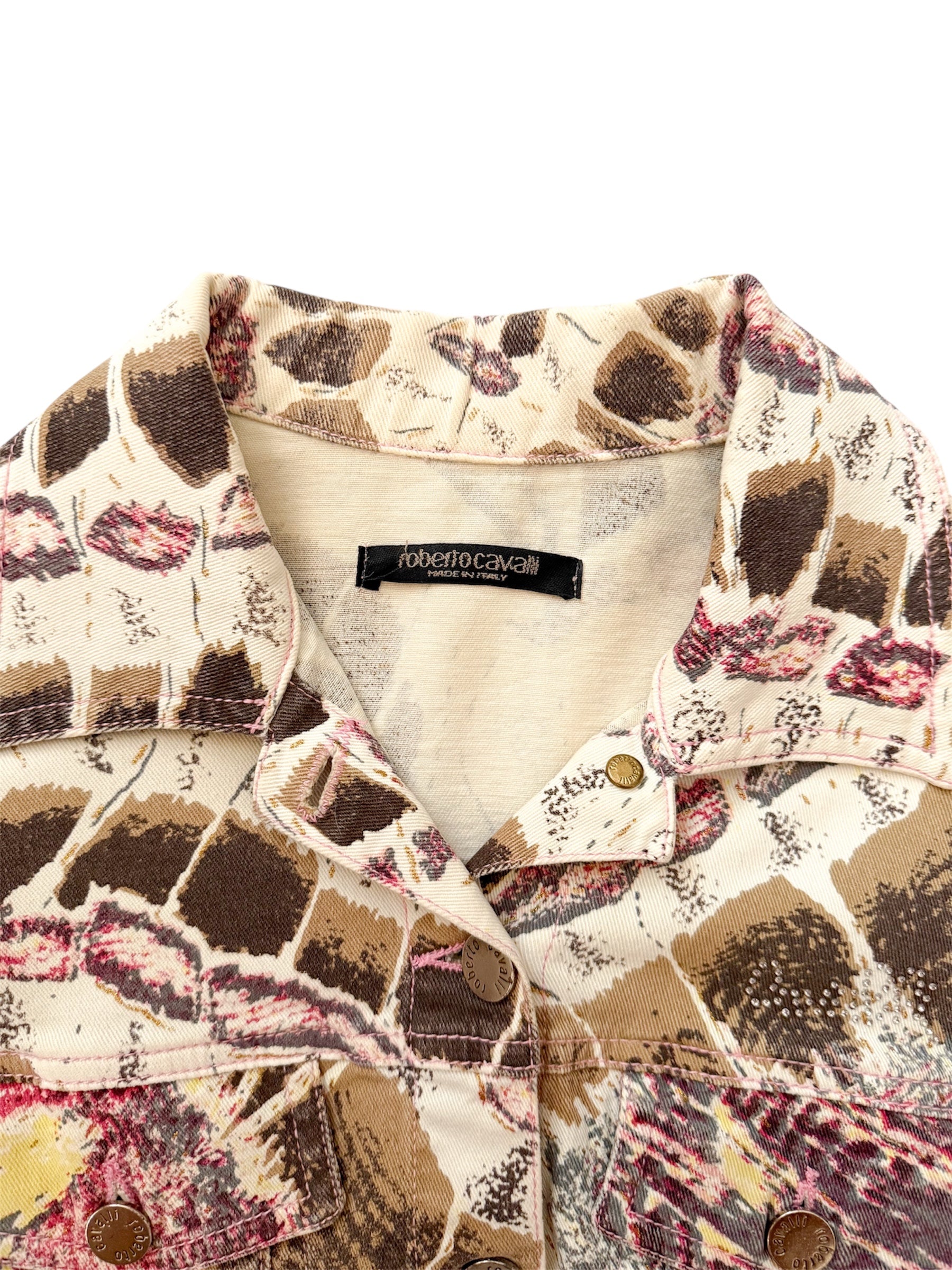 Roberto Cavalli S/S 2004 Feather Jacket