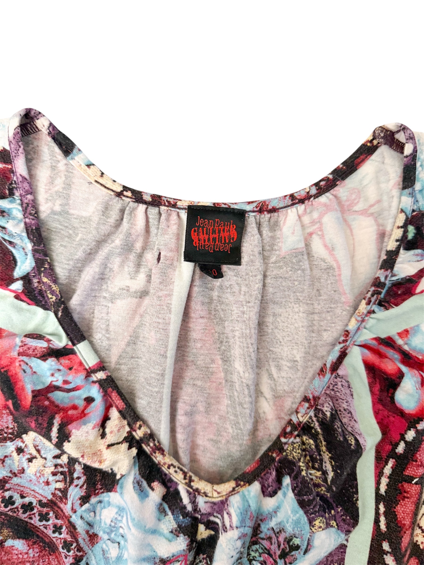 Jean Paul Gaultier Renaissance Lilies Tank Top