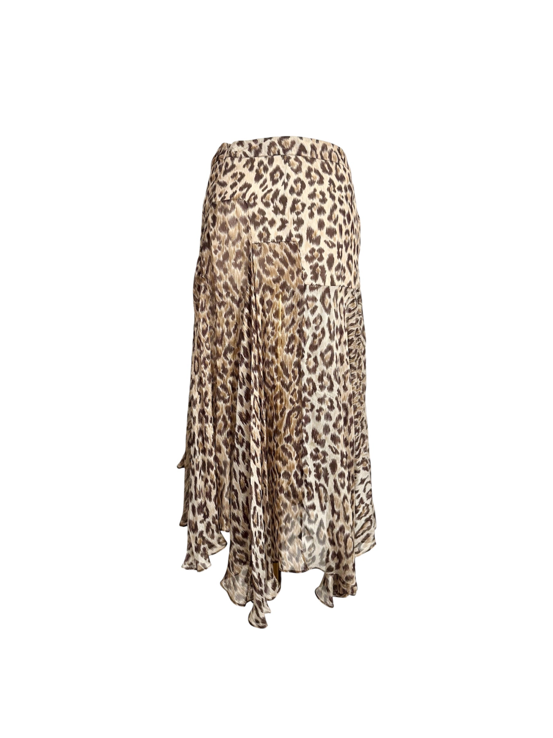 D&G Silk Leopard Skirt