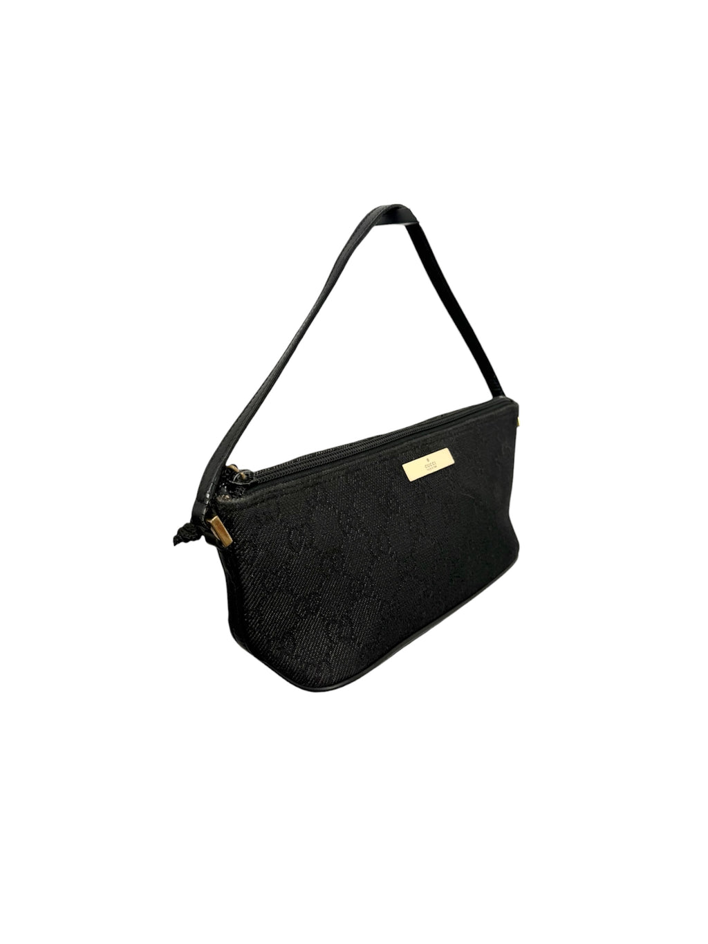 Gucci Boat Monogram Pochette Canvas Bag
