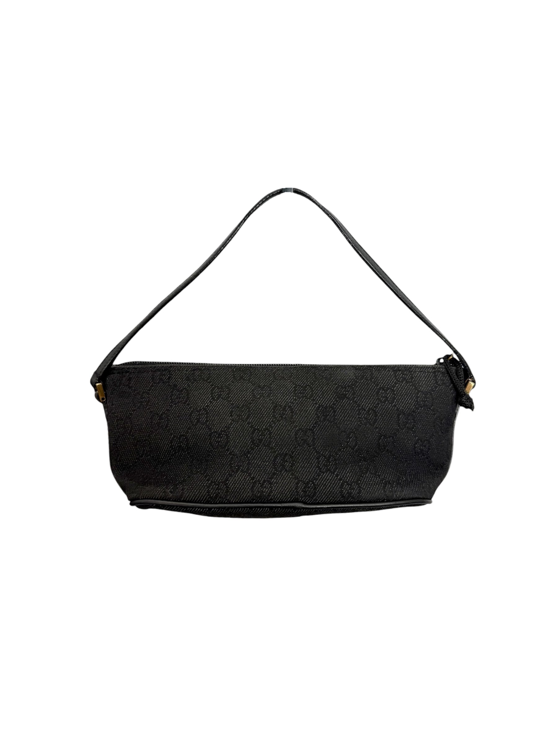 Gucci Boat Monogram Pochette Canvas Bag