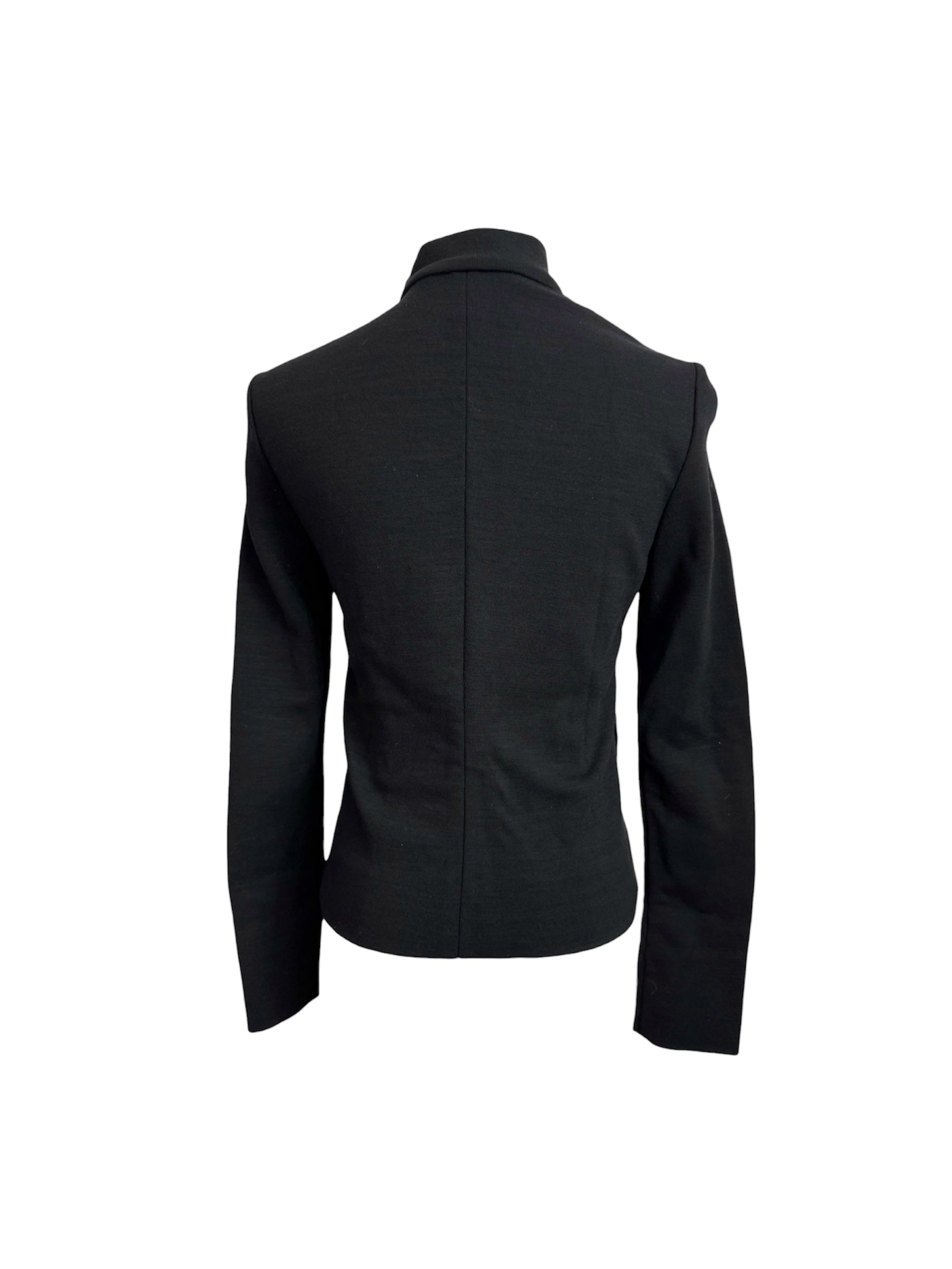Gucci by Tom Ford Wool Asymmetrical Zip Up Jacket