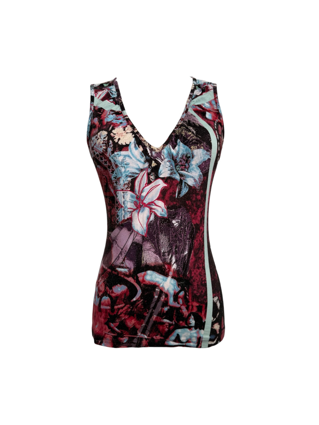 Jean Paul Gaultier Renaissance Lilies Tank Top