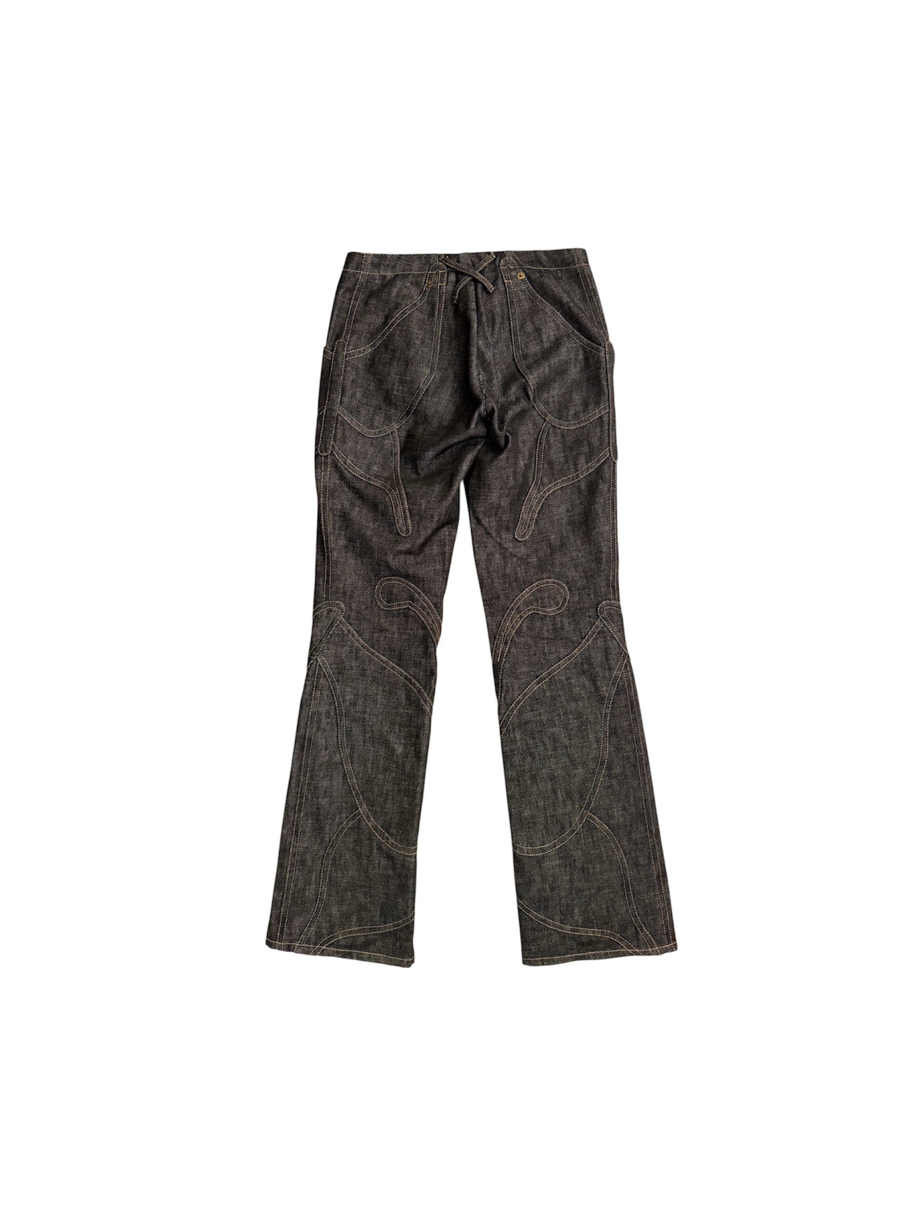 Dolce & Gabbana S/S 2002 Butterfly Denim Pants