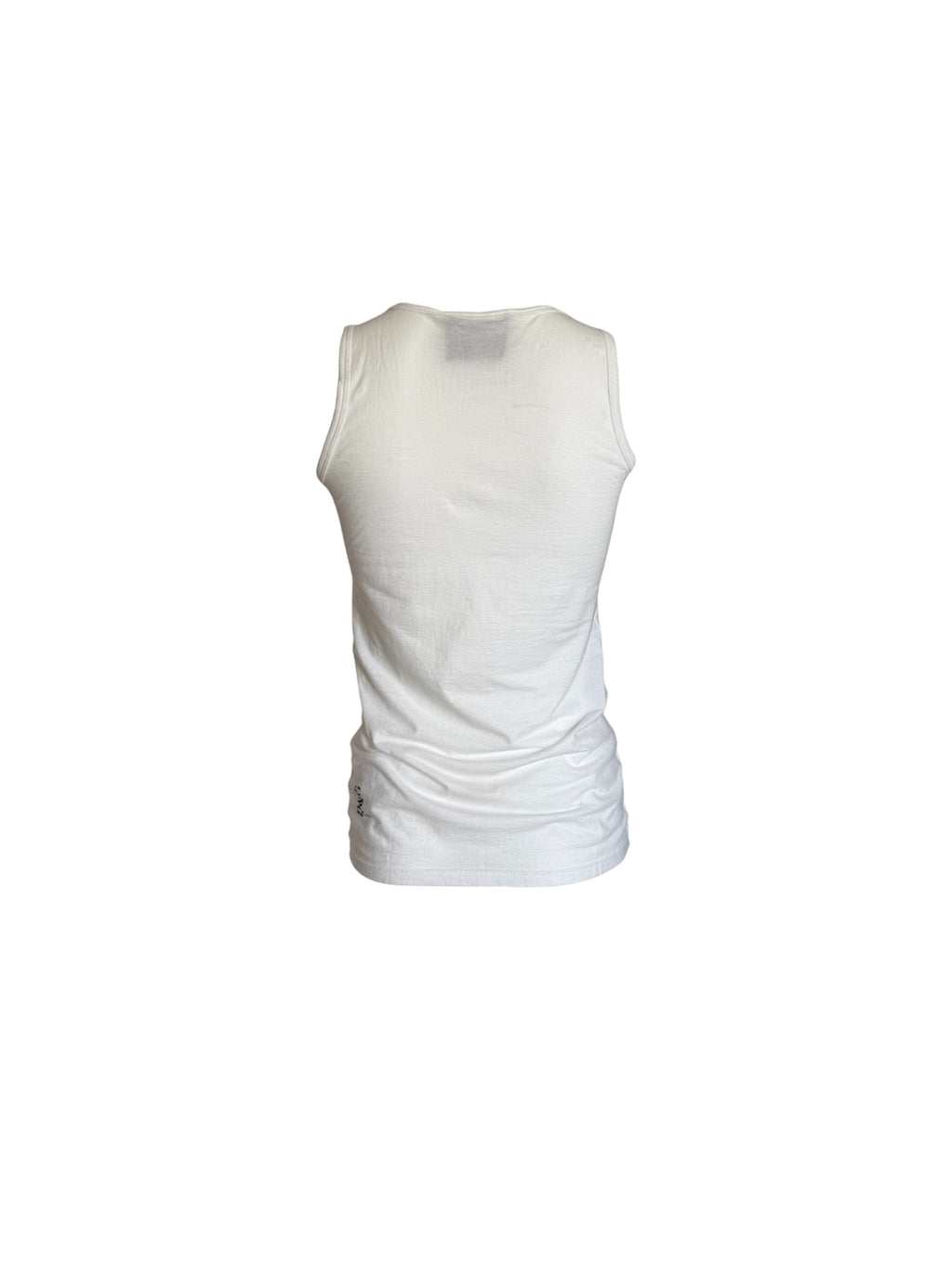 Dolce & Gabbana White Cowboy Tank Top